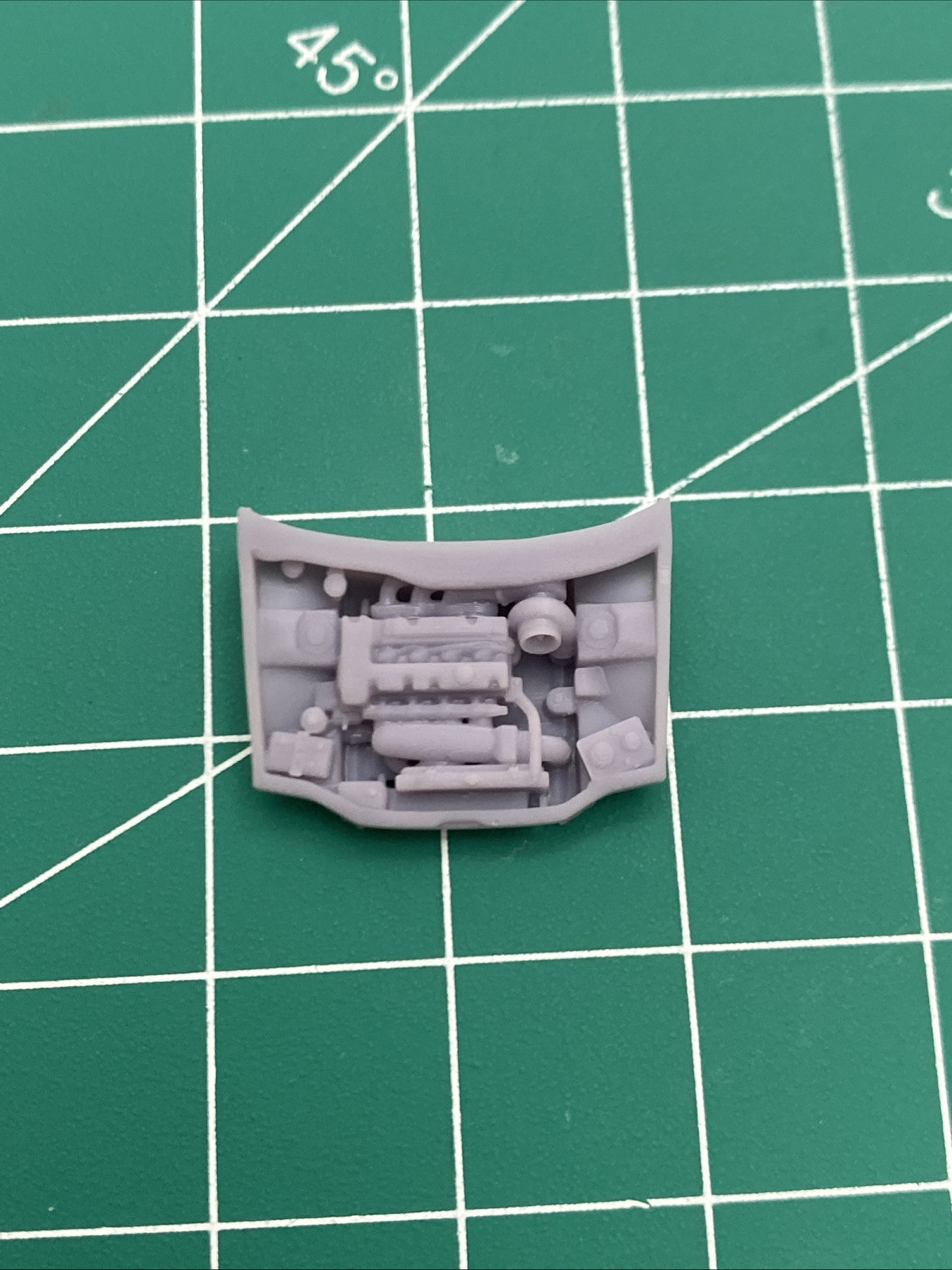 1/64 Scale Honda Civic Eg Engine Bay With K20 Big Turbo Engine For Hotwheels