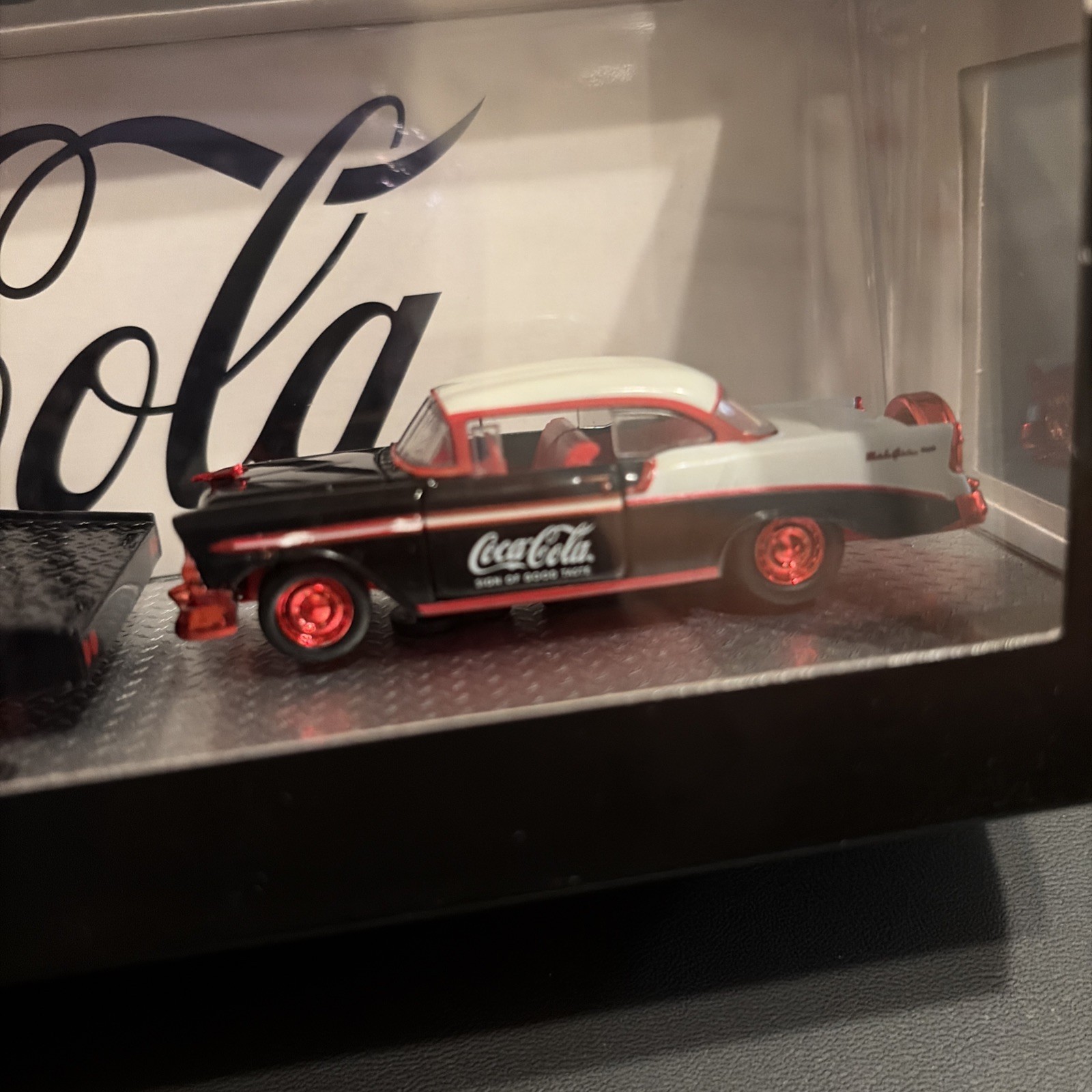 2026 M2 Machines Coca-Cola Hauler 1968 Chevrolet C60 Truck & 1956 Bel Air CHASE