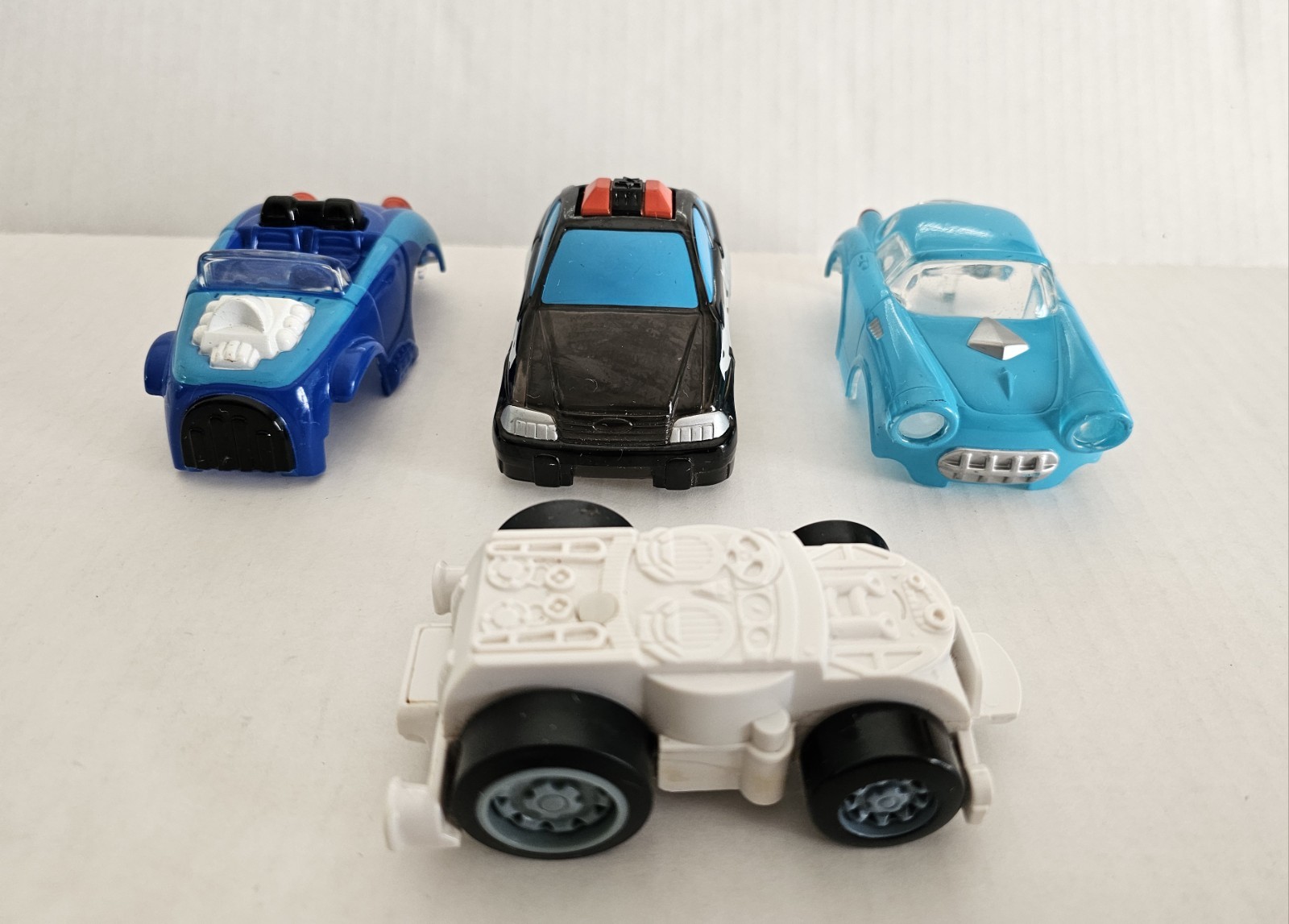 Hasbro Speedstars Pullback Action Body Changing Cars Lot of 3
