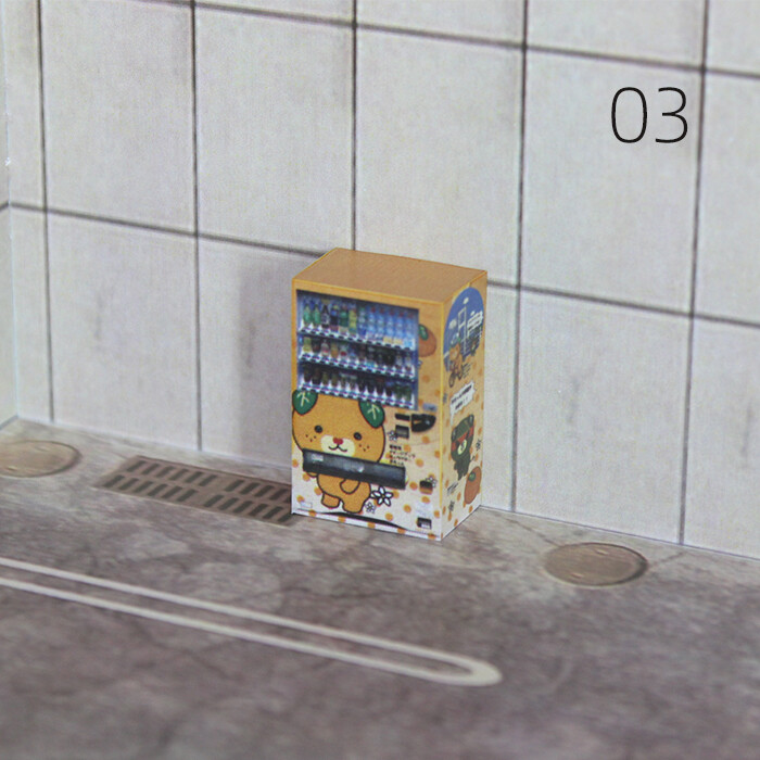 Diorama 1/64 Scale Car Garage Vending Machine Model Repair Scene Accessories Toy