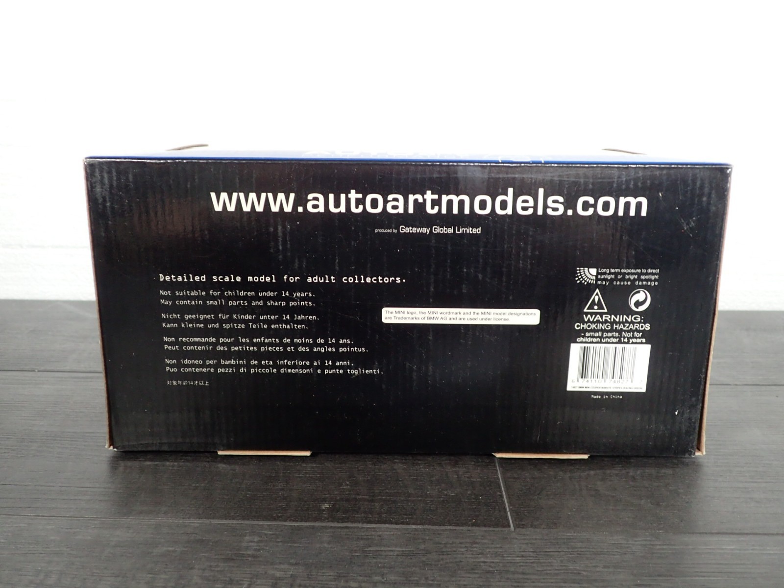 AUTOart Performance 1:18 Replica Mini Cooper Racing Green White Stripes 74827