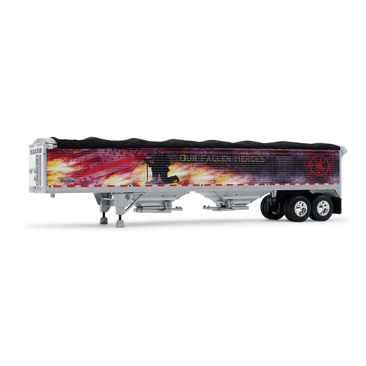 1/64 Mack Pinnacle Wilson Pacesetter Grain Trailer Our Fallen Heroes 60-1114