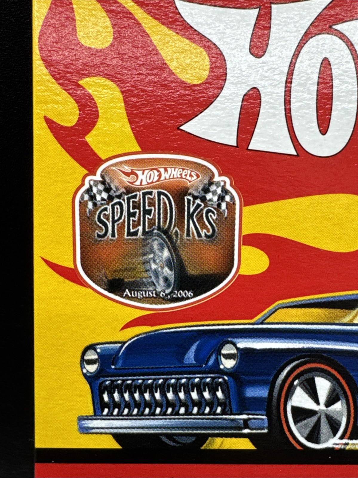 a 2006 Hot Wheels BLUE 3-WINDOW 34 Commemorative Ed Speed, KS August 6th 1 of 5k
