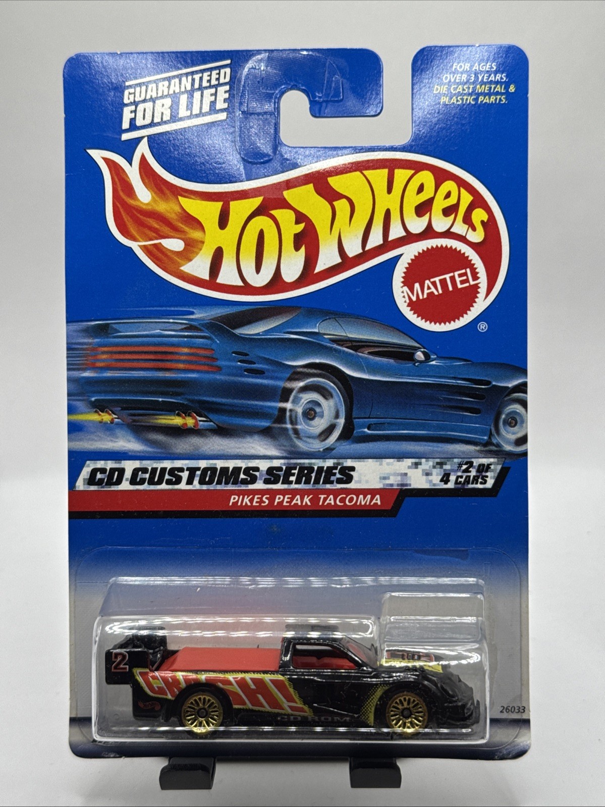 2000 Hot Wheels Pikes Peak Tacoma [CD Customs Series] 2/4 Black