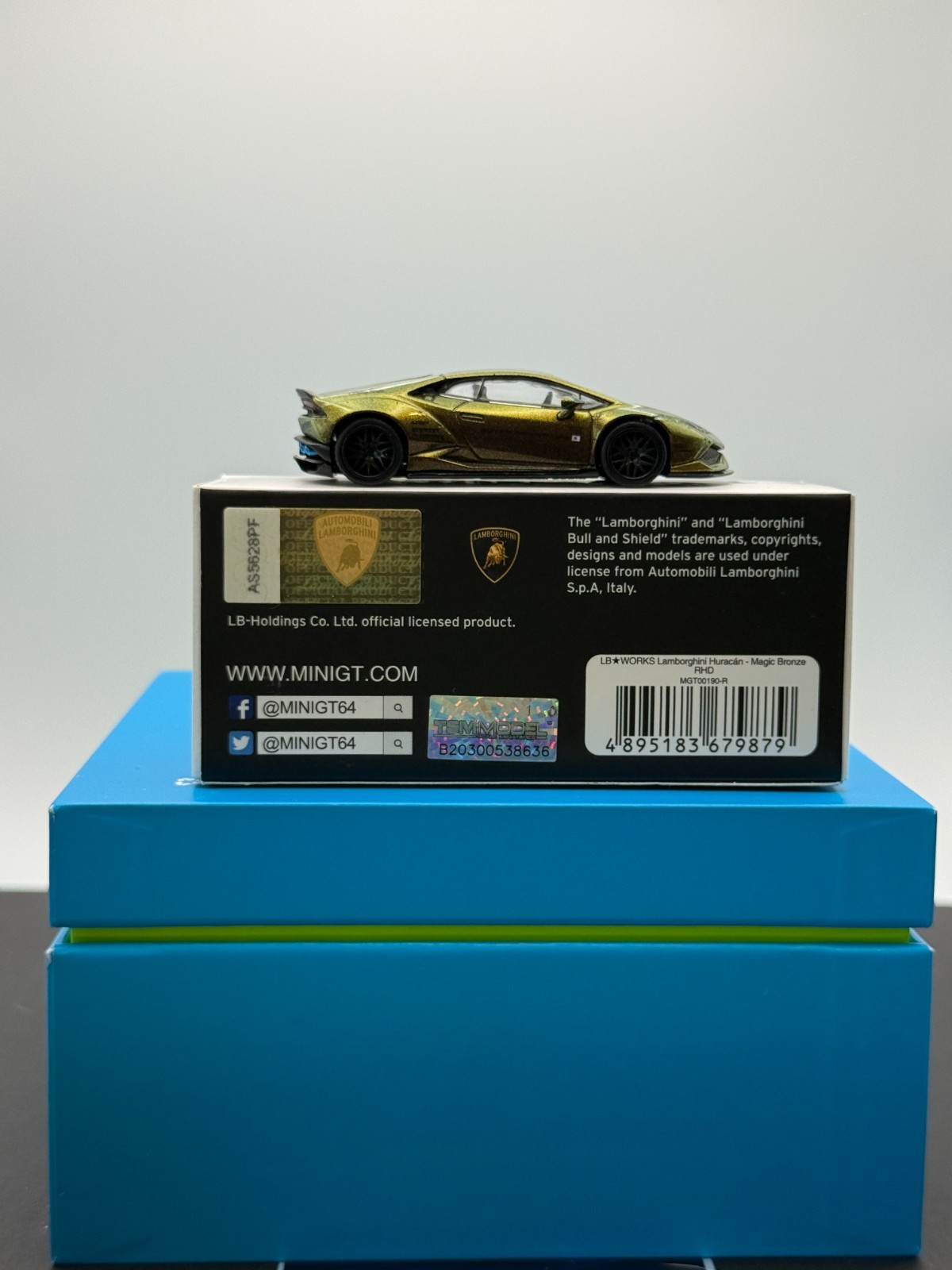 Mini GT Lamborghini Huracán LB Works Liberty Magic Bronze 190 1/64