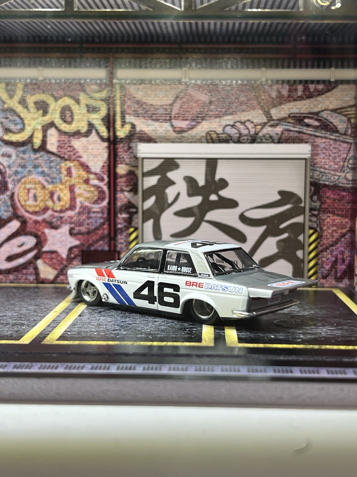 Kaido House Mini GT KHMG005 Datsun 510 BRE #46 CHASE Rare White 1:64