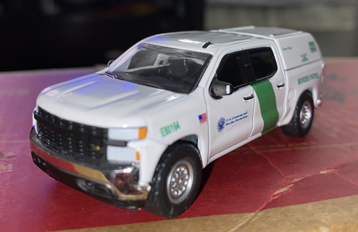 Kitbash 1/64 2022 Silverado US CUSTOMS & BORDER PROTECTION Homeland Security
