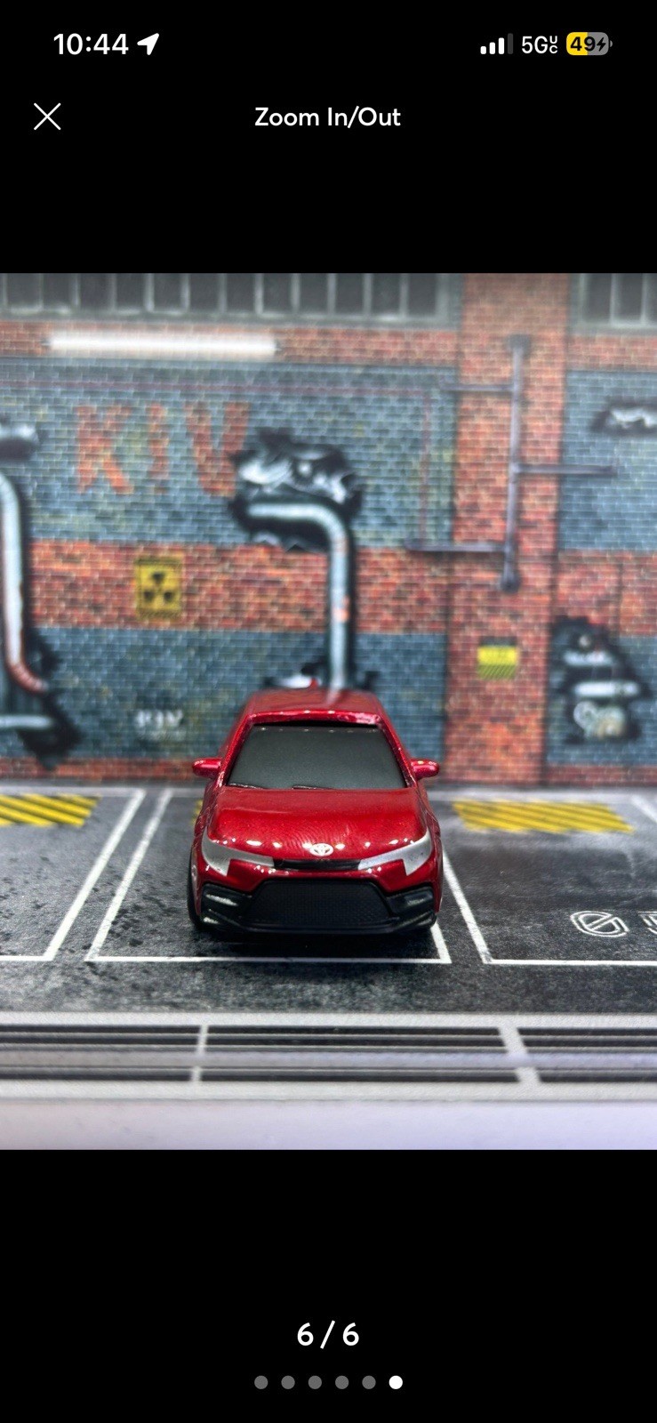 2021 Toyota Corolla Red Metallic Maisto Collection 12419 1/64 Wheels Swap
