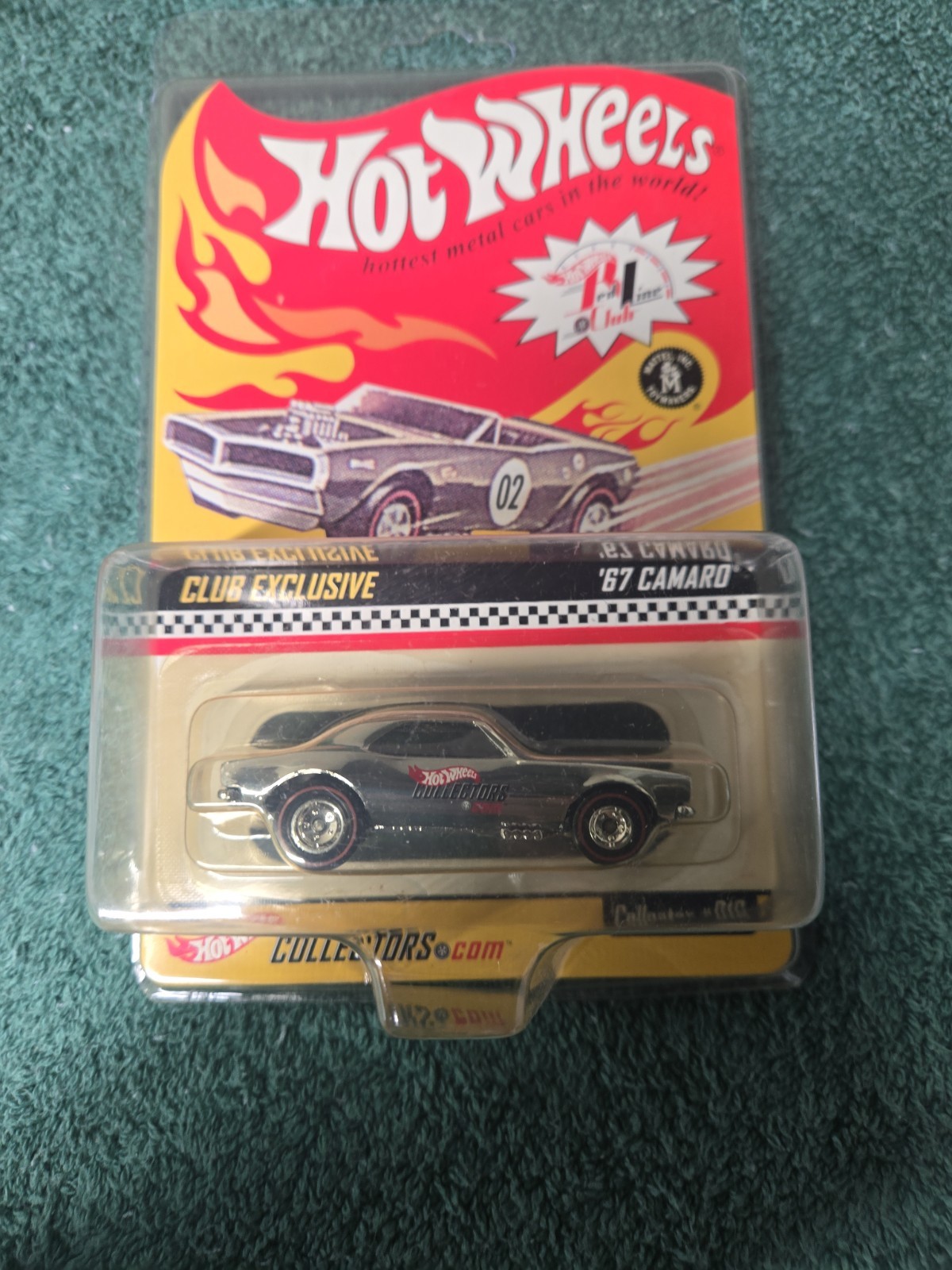 Hot Wheels Collectors ’67 Camaro Diecast 1:64 Chevrolet Black Silver Limited Ed…