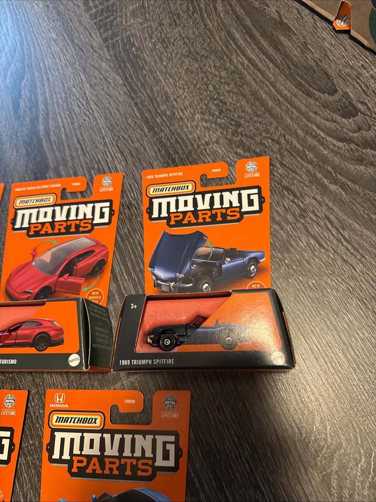 Matchbox Moving Parts Lot Of 5