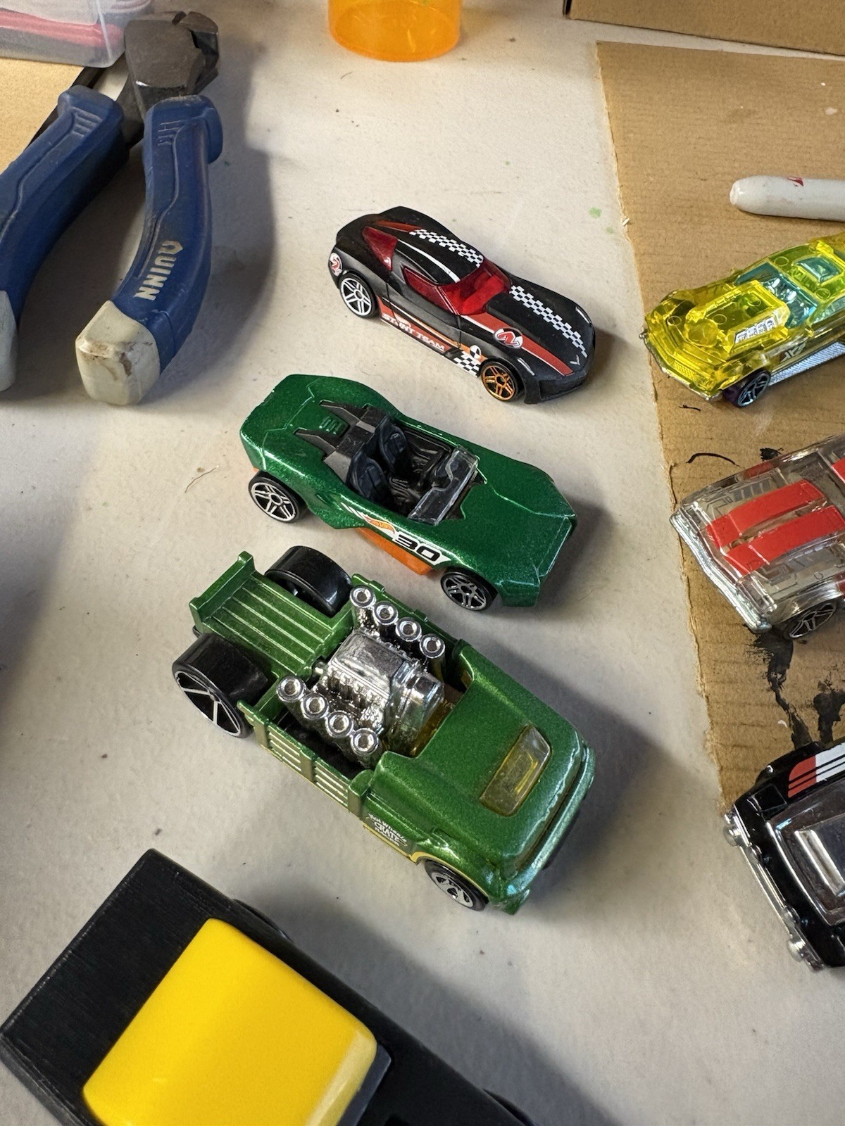 Loose Hot Wheels 11 Assorted Hot Wheels Plus 1 NASCAR. Lot Of 12