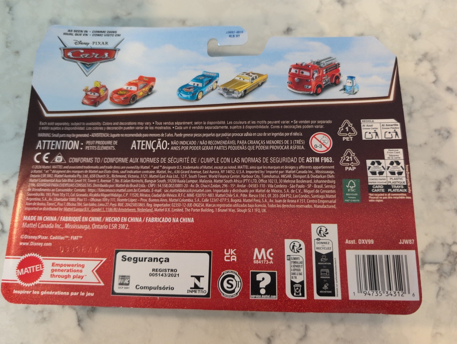 Disney Pixar Cars 20 Year Anniversary Buzz Lightyear & Woody – 2 Pack 2006-2026