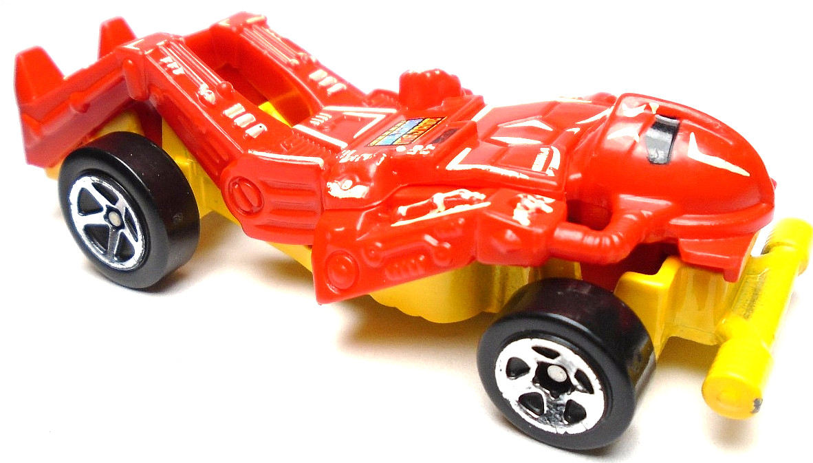 2020 HOT WHEELS MATTEL GAMES ZOMBOT RED & YELLOW 1:64 DIECAST 2 7/8″ ROBOT CAR