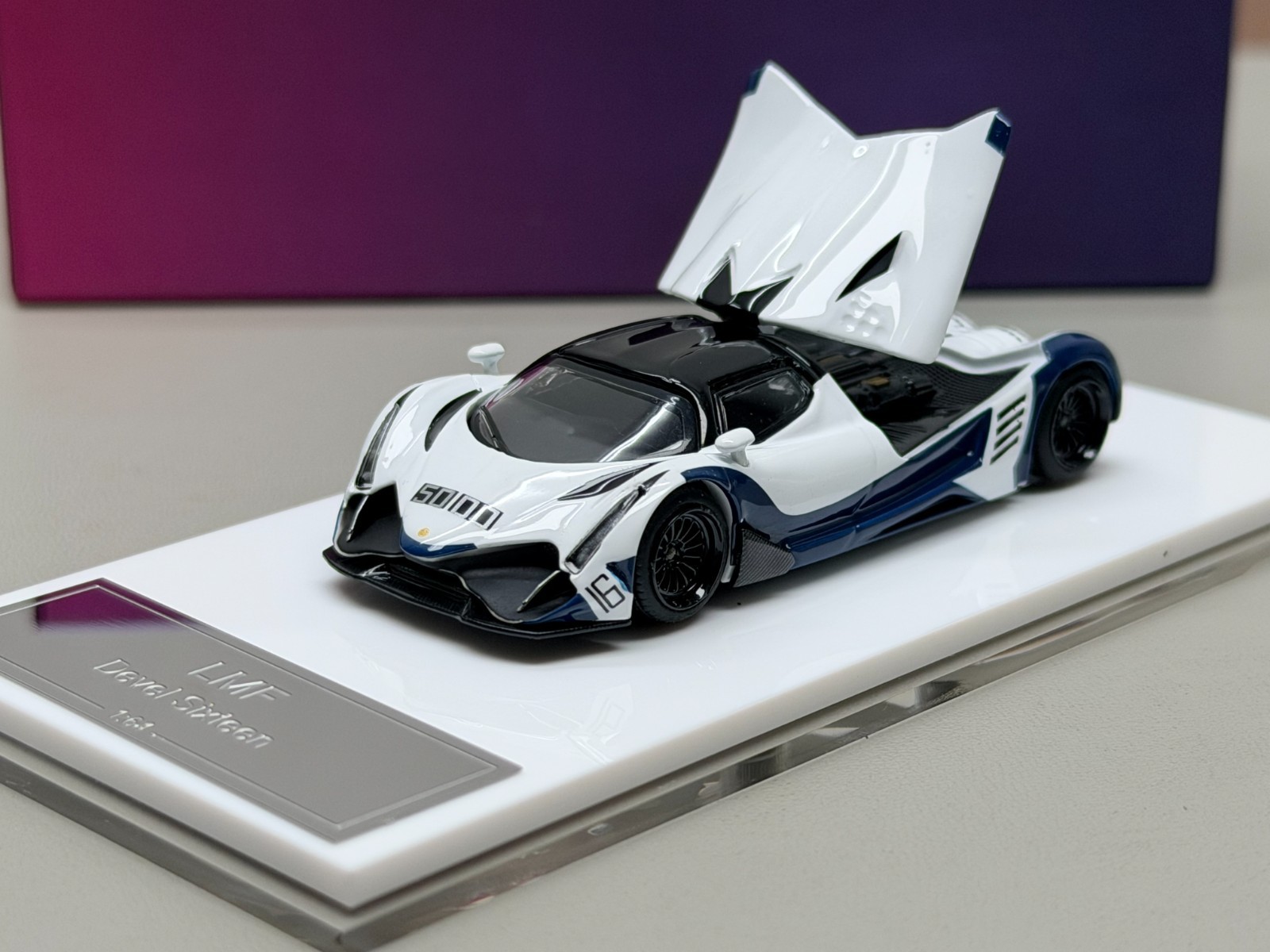 LMF 1:64 Devel 16 Alloy Car Model — Three color choices