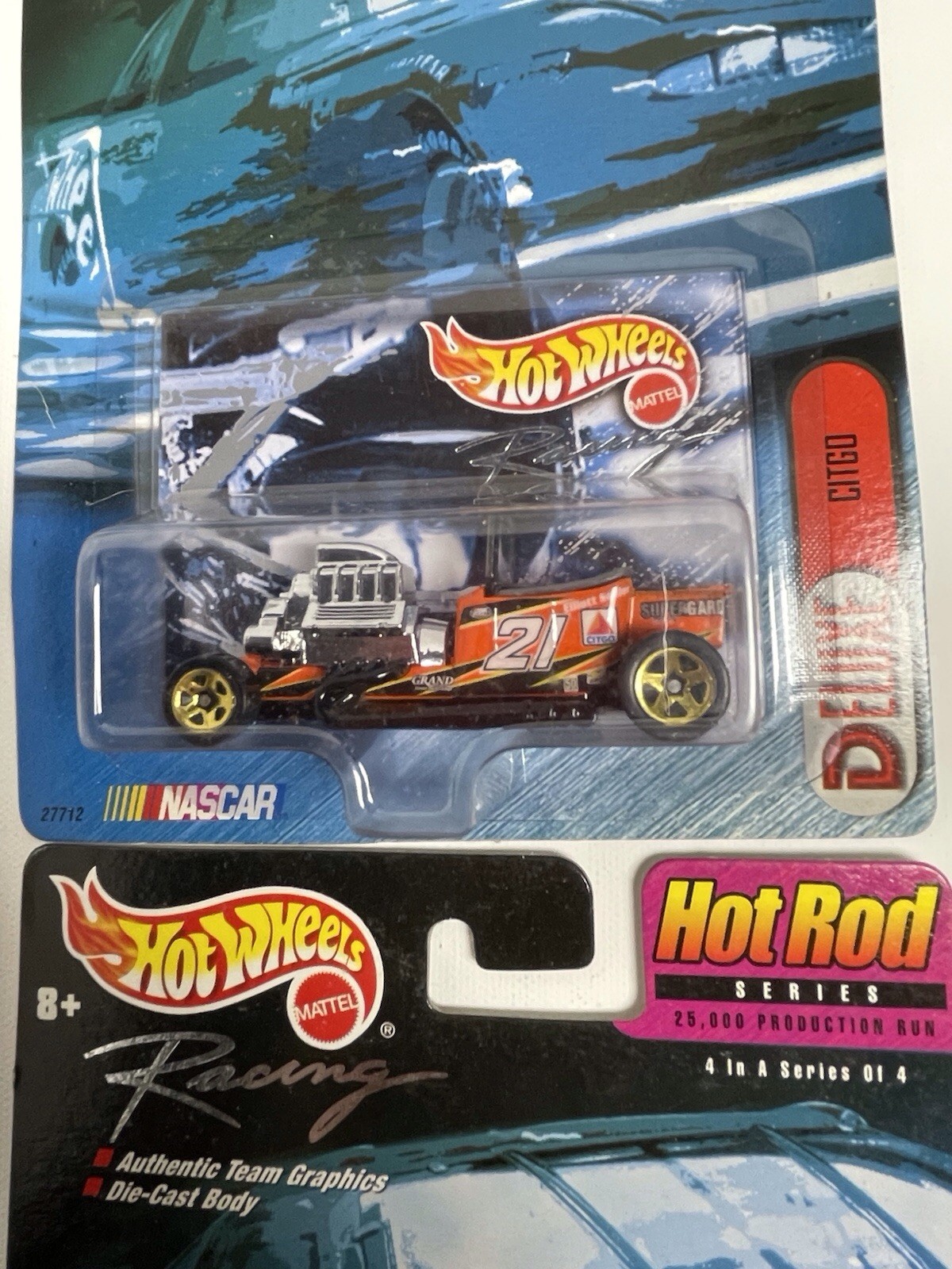 HOT WHEELS RACING NASCAR HOT ROD SERIES DELUXE Set Of 4