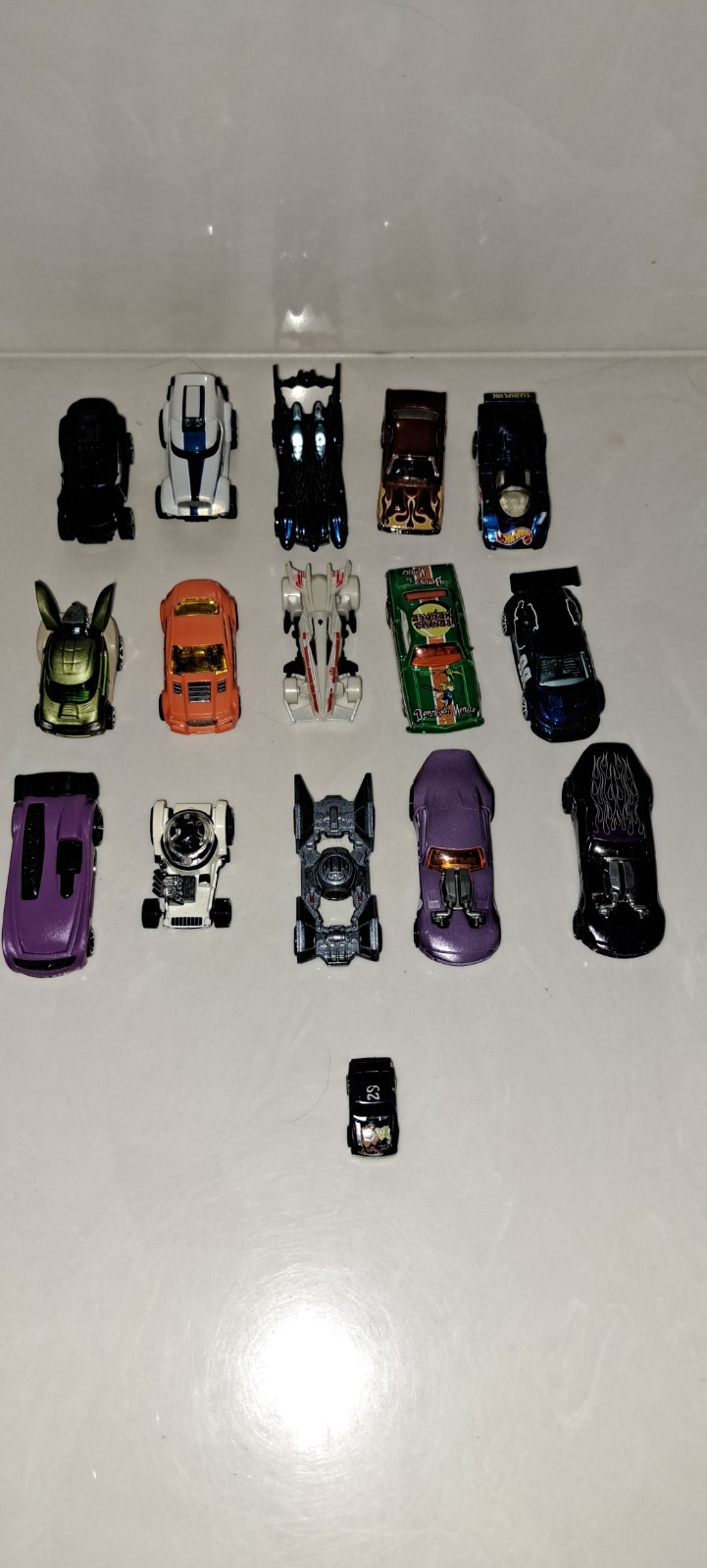 16 cars lot various makers and in used condition.