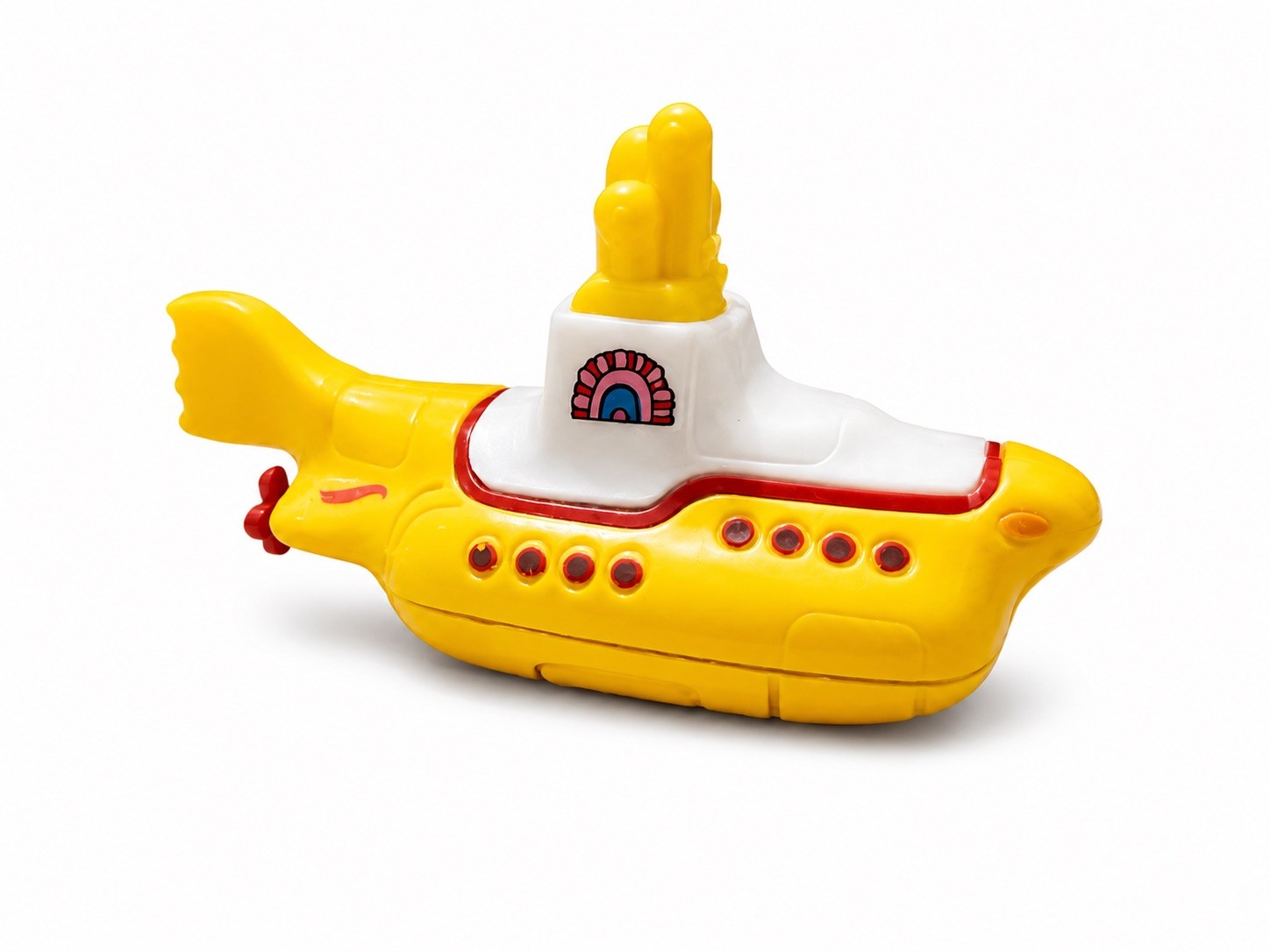 Hot Wheels Yellow Submarine Beatles Mattel Rolling Toy 2015 Yellow Plastic