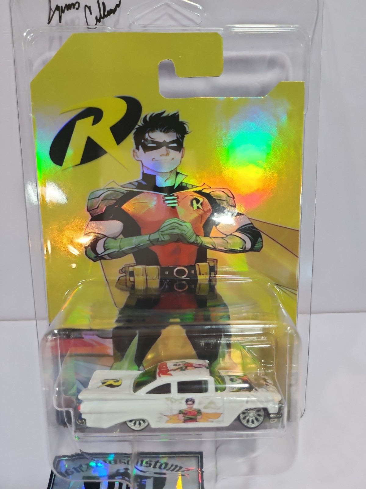 Hot Wheels ’59 Chevy Impala CUSTOM TIM DRAKE ROBIN THEME RESEALED CUSTOMIZED