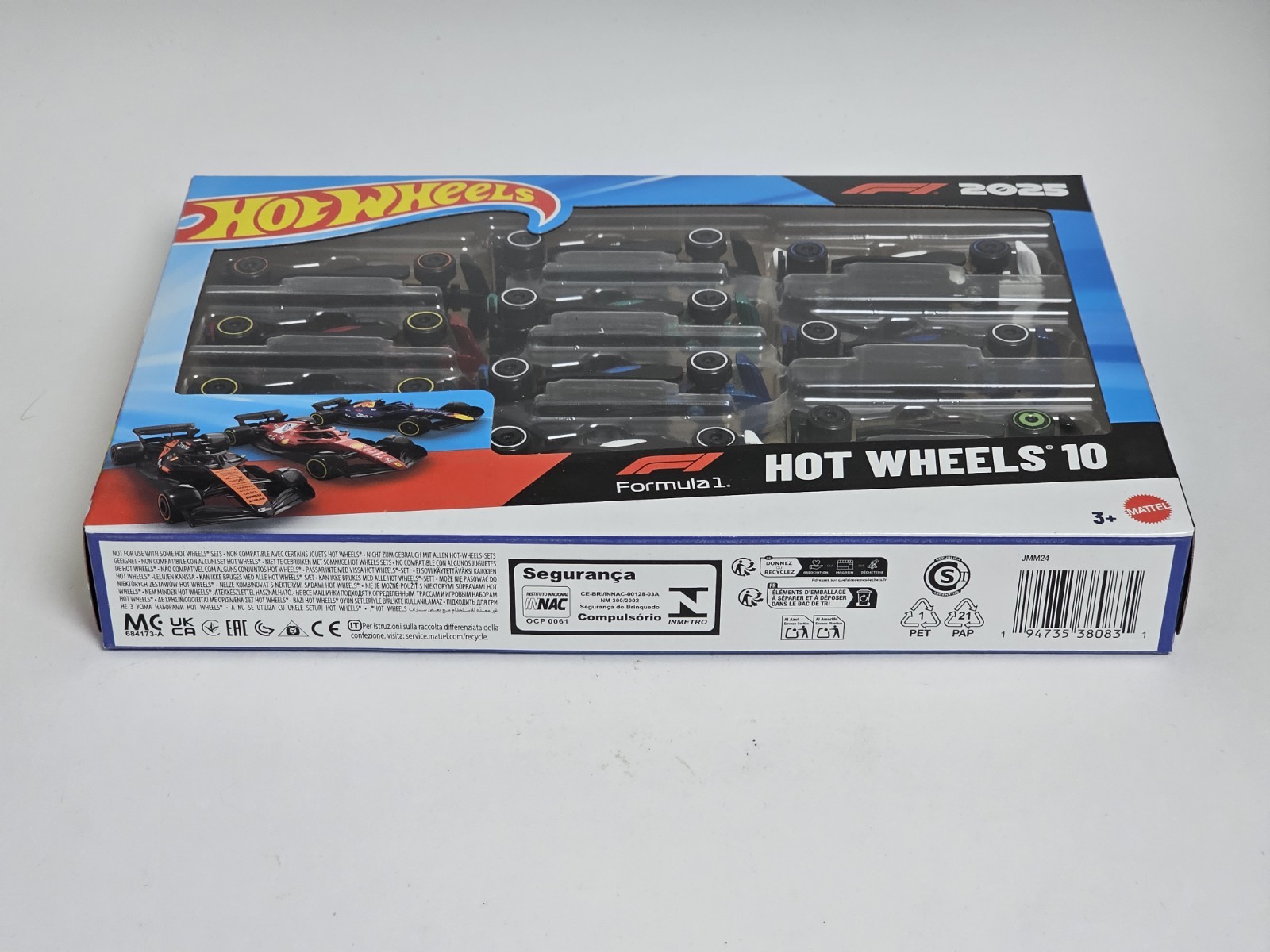Hot Wheels Formula 1 F1 2025 10-Pack All 10 Teams McLaren Ferrari Red Bull