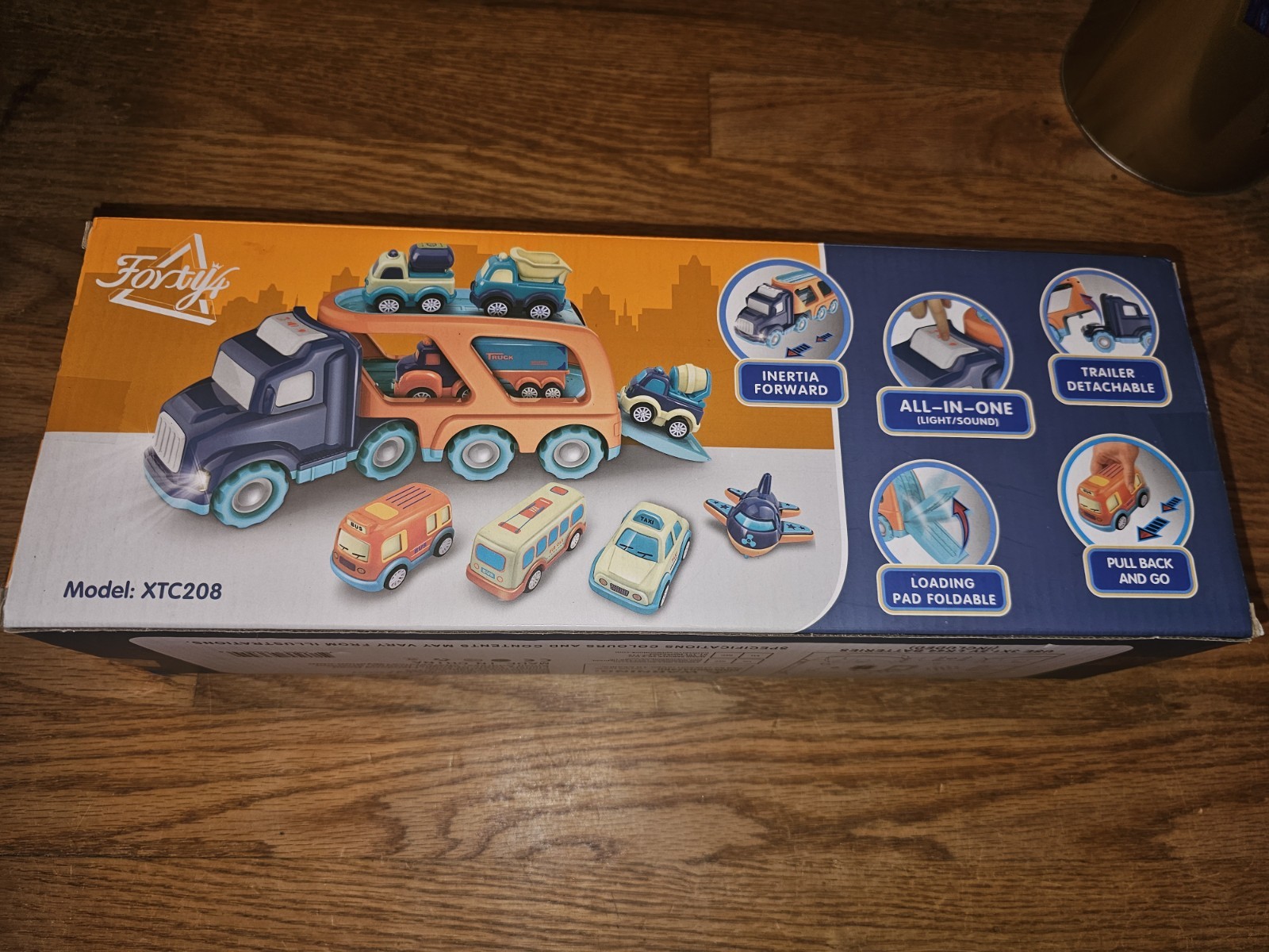 9 Pack Cars Toys for 2 3 4 5 Years Old Toddlers Boys and Girls Gift, NEW