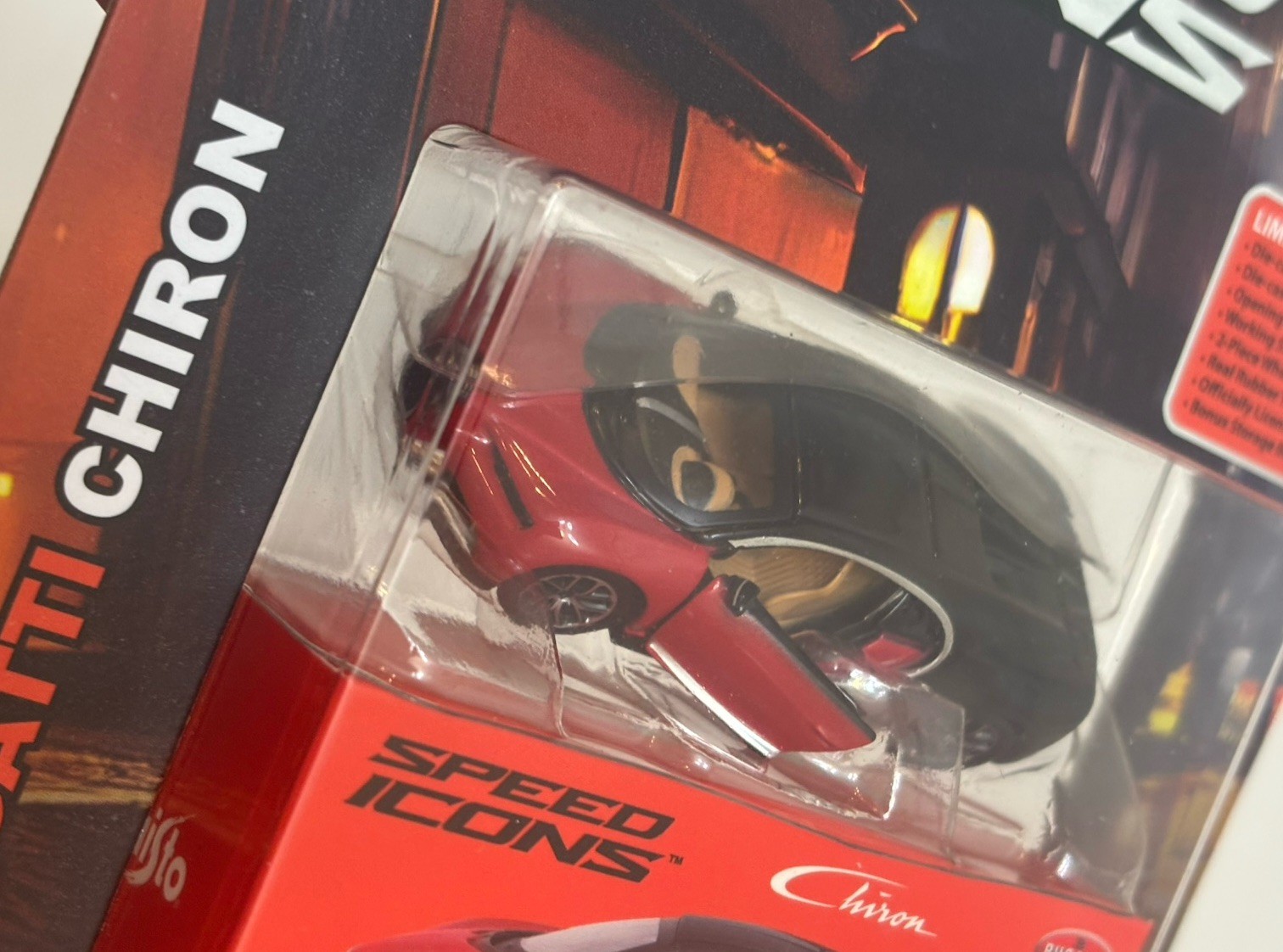 Maisto 1/64 Speed Icons Bugatti Chiron Set of 2 (Blue, Red) New 2026 *in Stock!