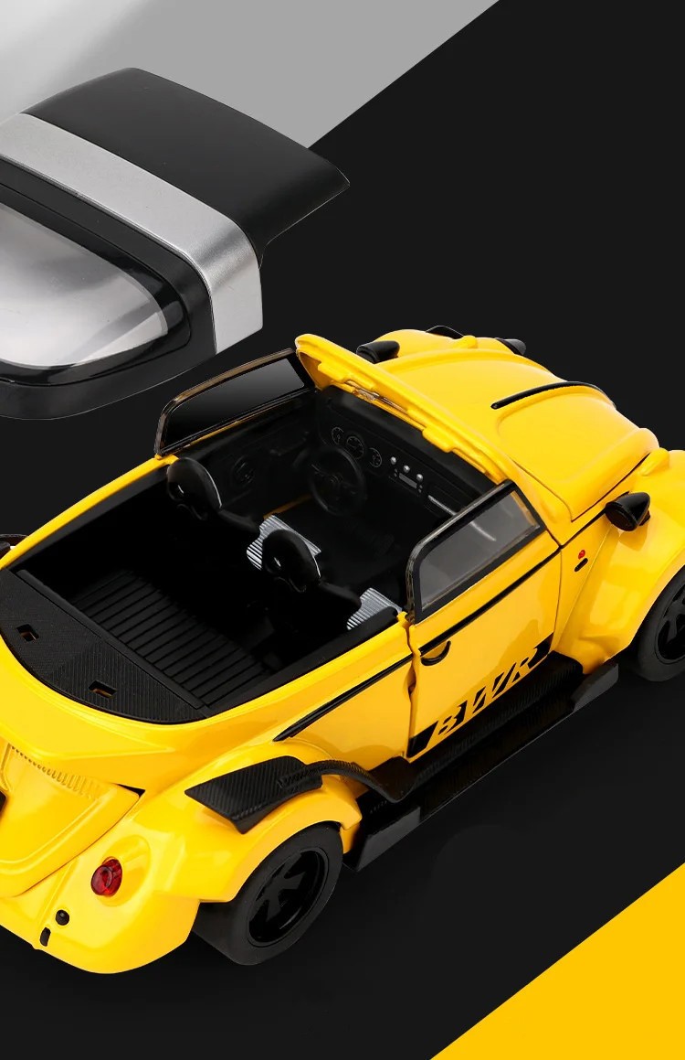 1:32 Beetle Type 1 Alloy Modified Wide Body Sports Car Model Diecasts Metal Clas