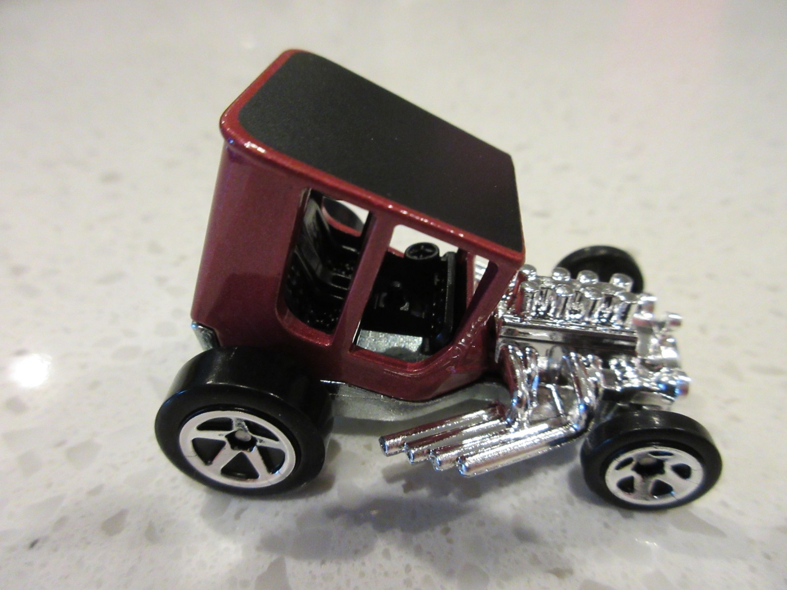 2026 Hot Wheels Uncertain-T Burgundy Red HW Rod Squad 1:64 DIECAST Toy Race Car