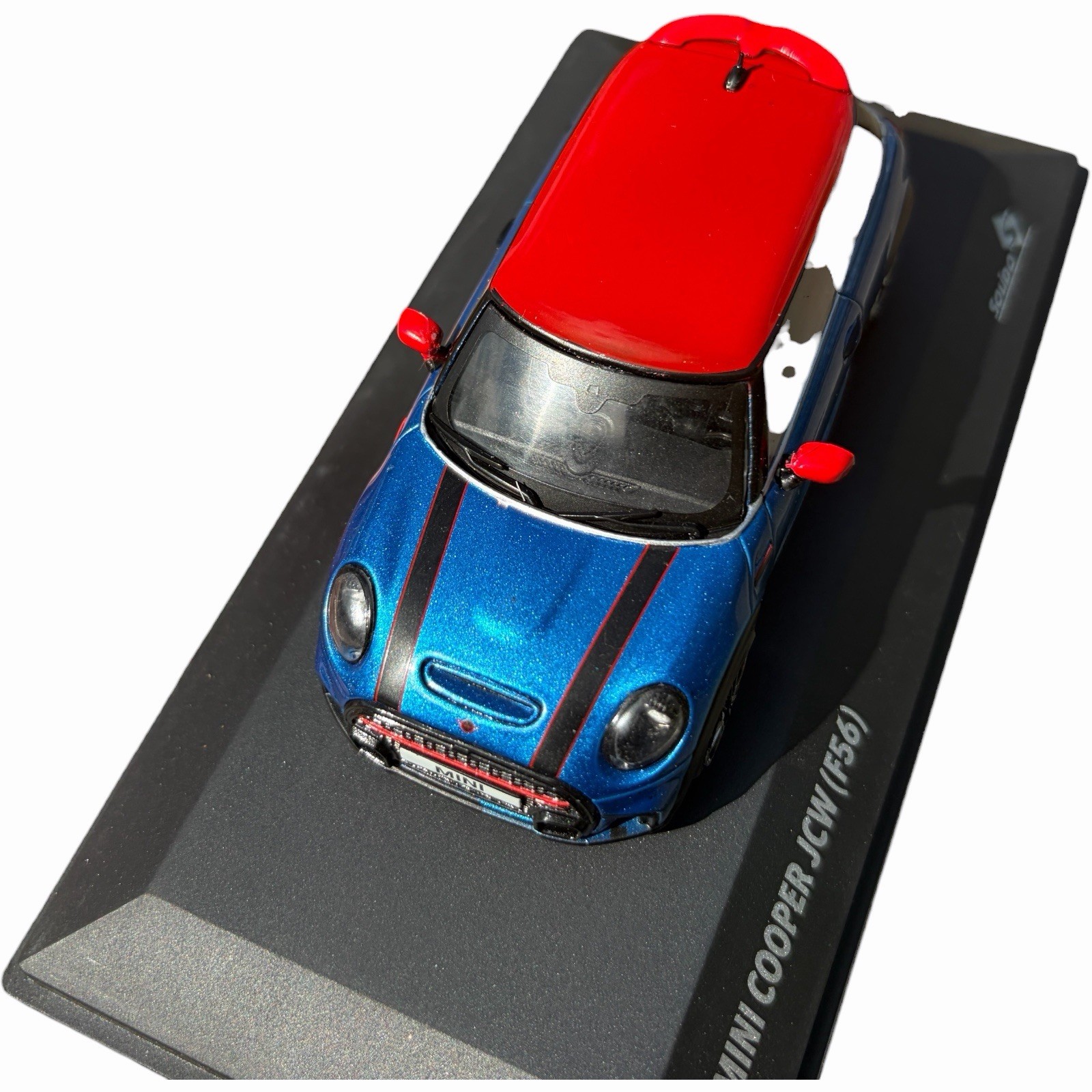 F56 MINI Cooper S John Cooper Works Blue Diecast car 1:43 Scale