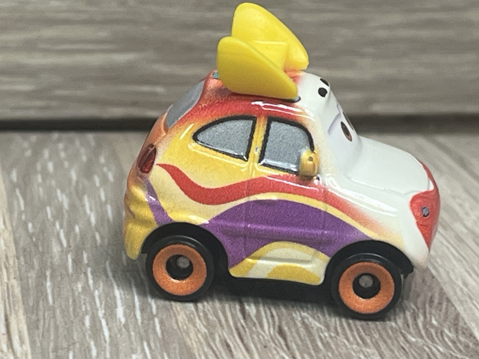 LOT OF 3 Disney Pixar Cars Mini Racers Metallic Ivy Performer , Roadette Marker