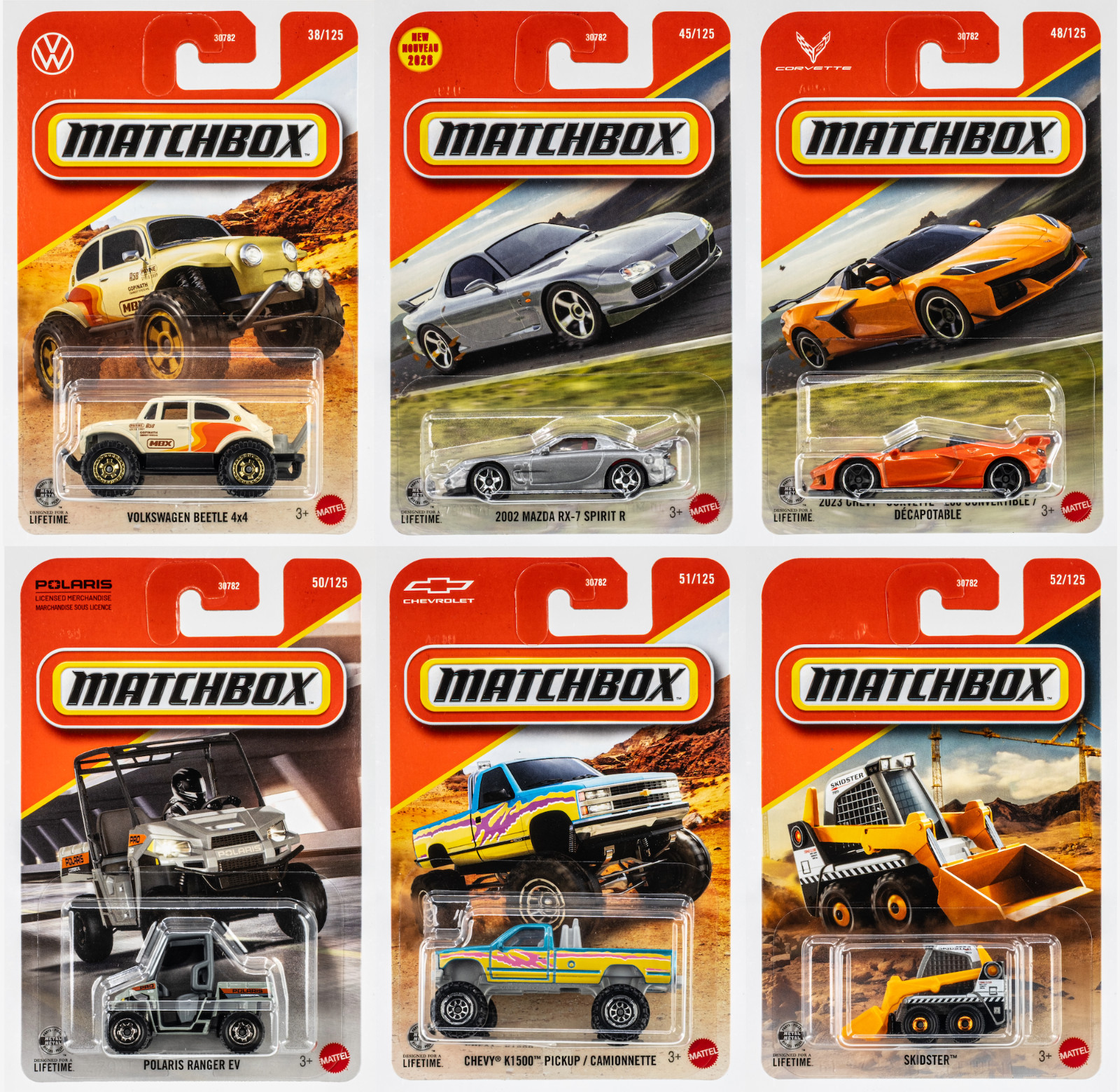 2026 Matchbox Mix 6 | All 6 Models | Volkswagen | Mazda | Chevy | Polaris | FSC