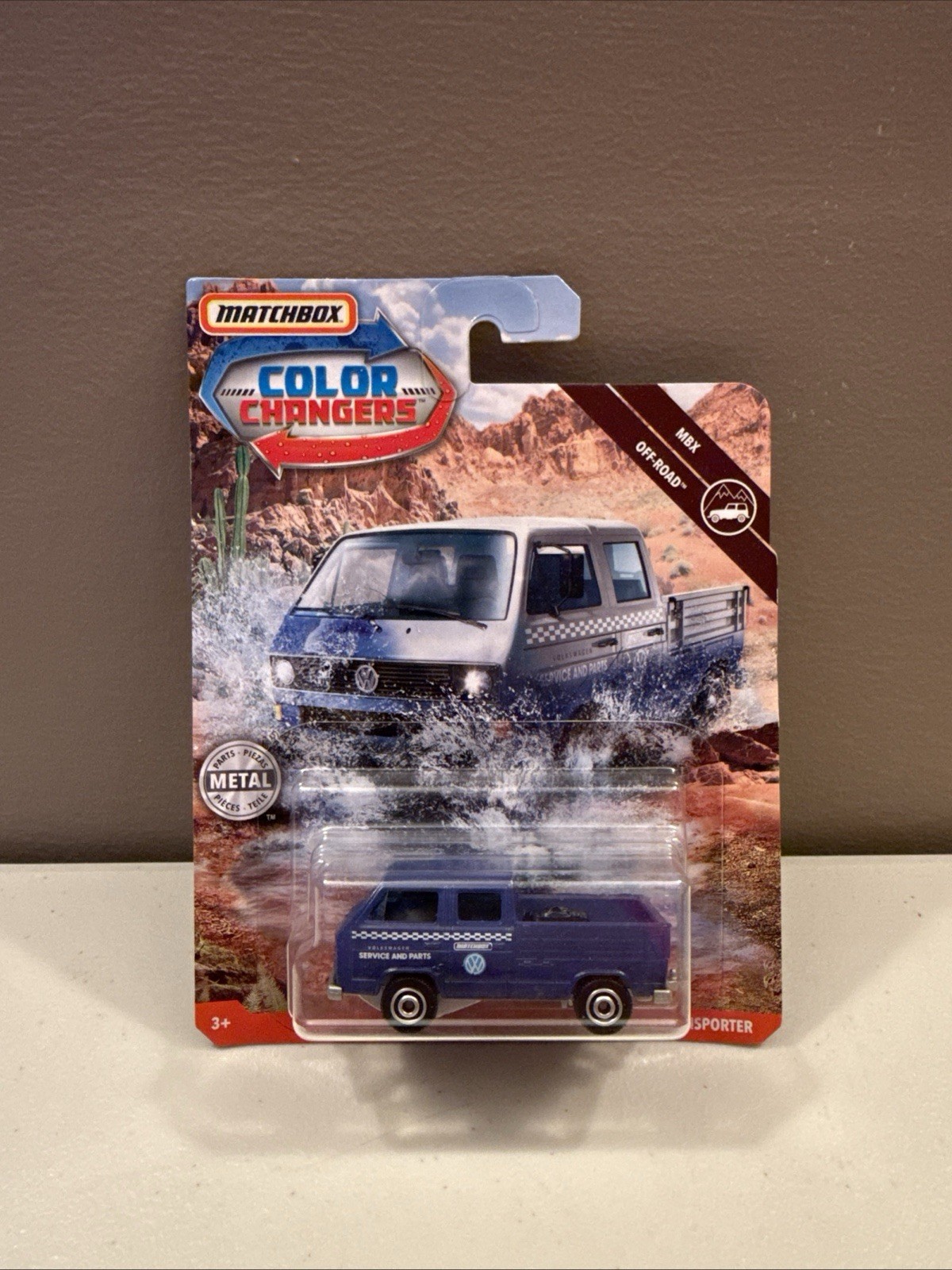 2019 Matchbox Color Changers ’90 Volkswagen Transporter BLUE | GREY | FSC