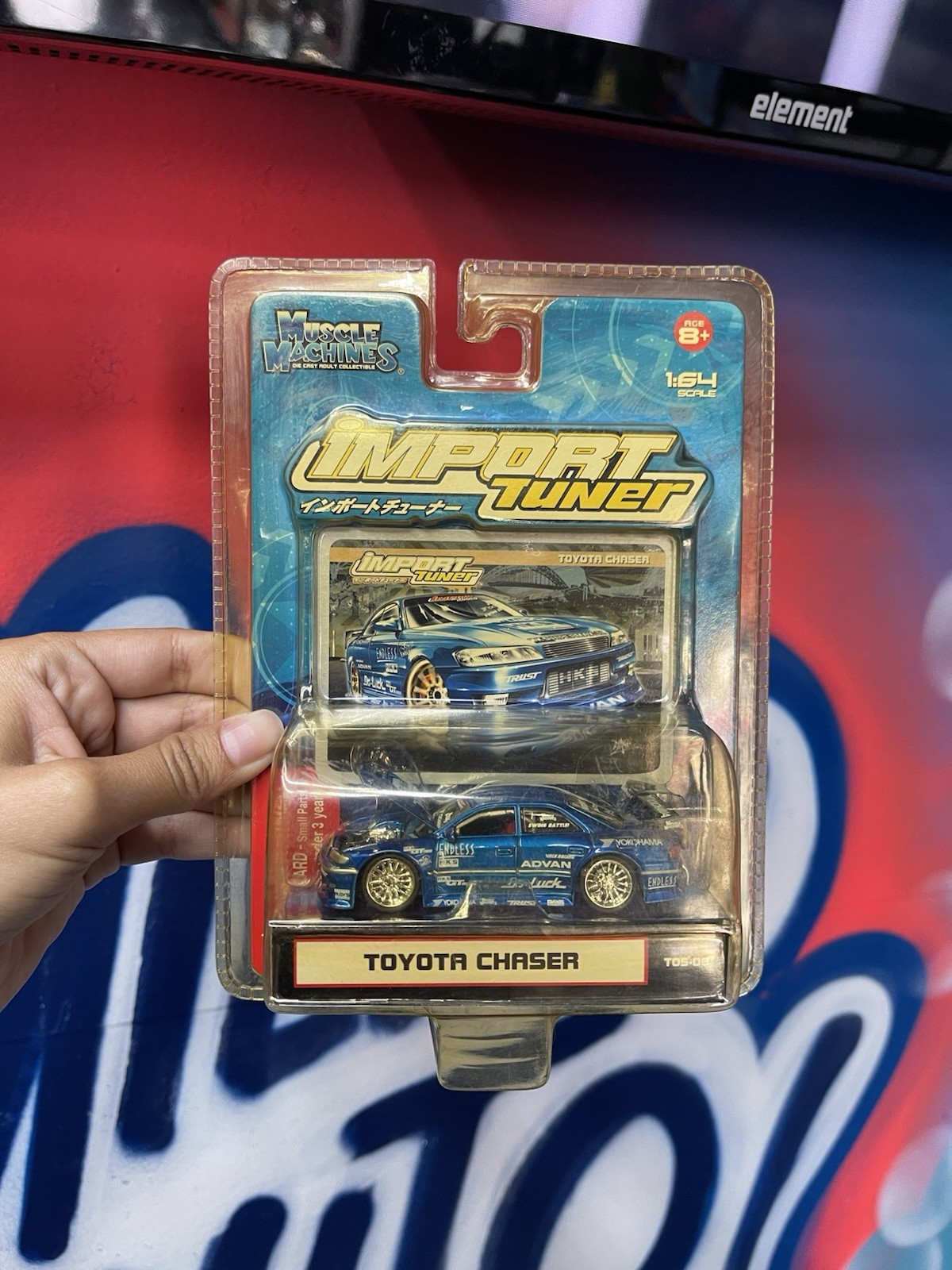 Rare 2005 1:64 Muscle Machines Import Tuner Toyota Chaser Brand New
