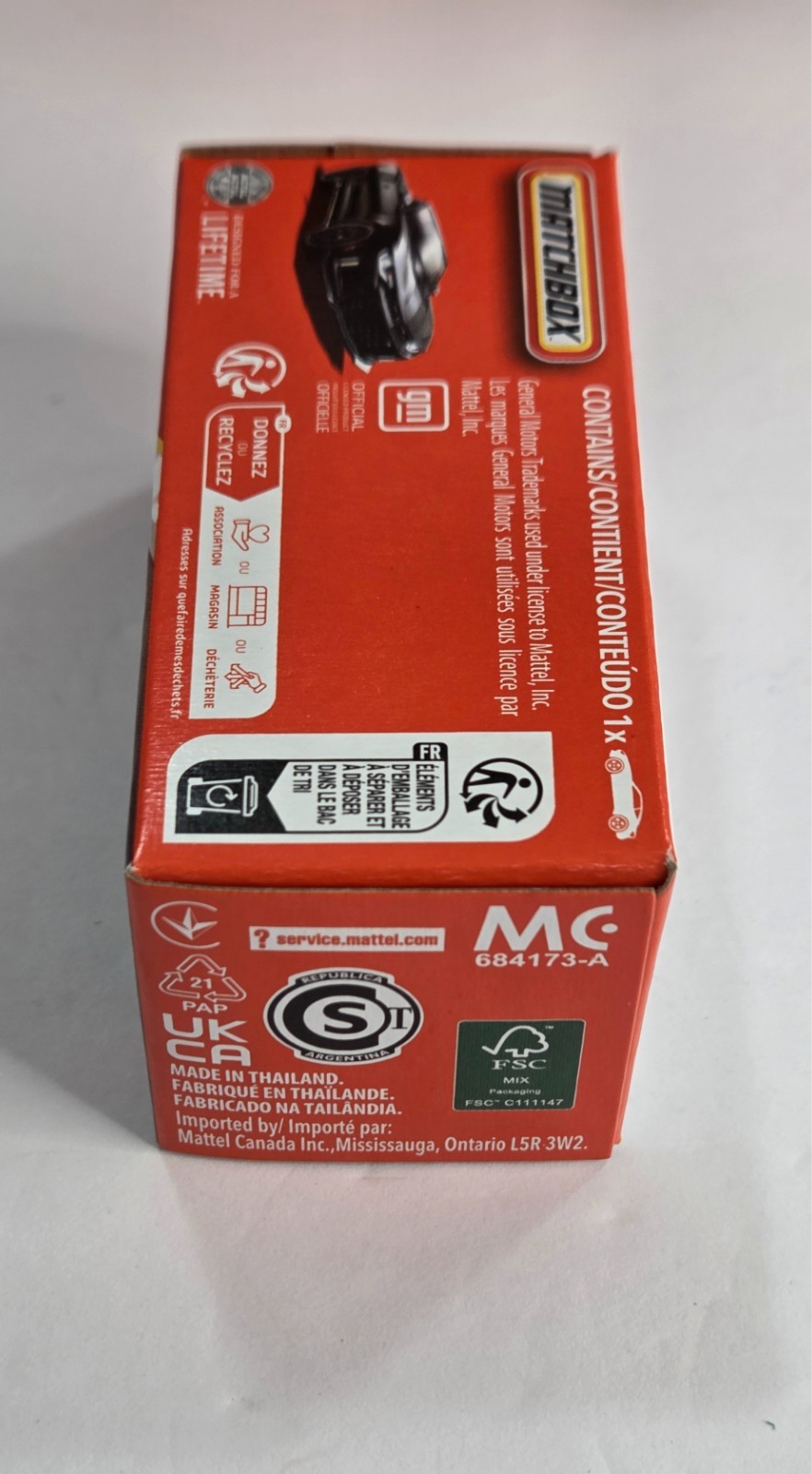 2024 Chevrolet Camaro ZL-1 59/125 Matchbox 2026 POWER GRABS JHP80 black