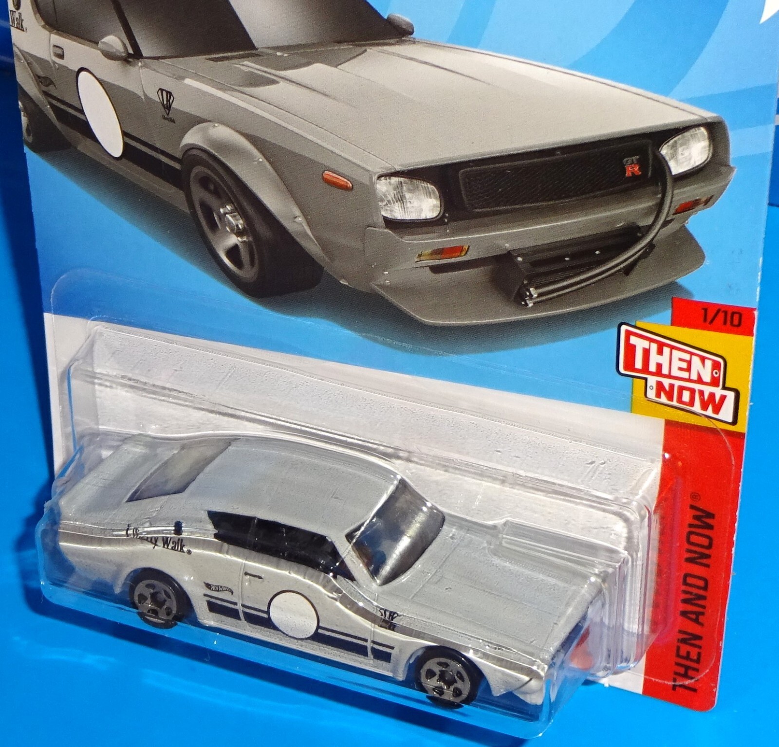 Hot Wheels 2024 Then And Now Series #191 Nissan Skyline 2000GT-R LBWK Gray