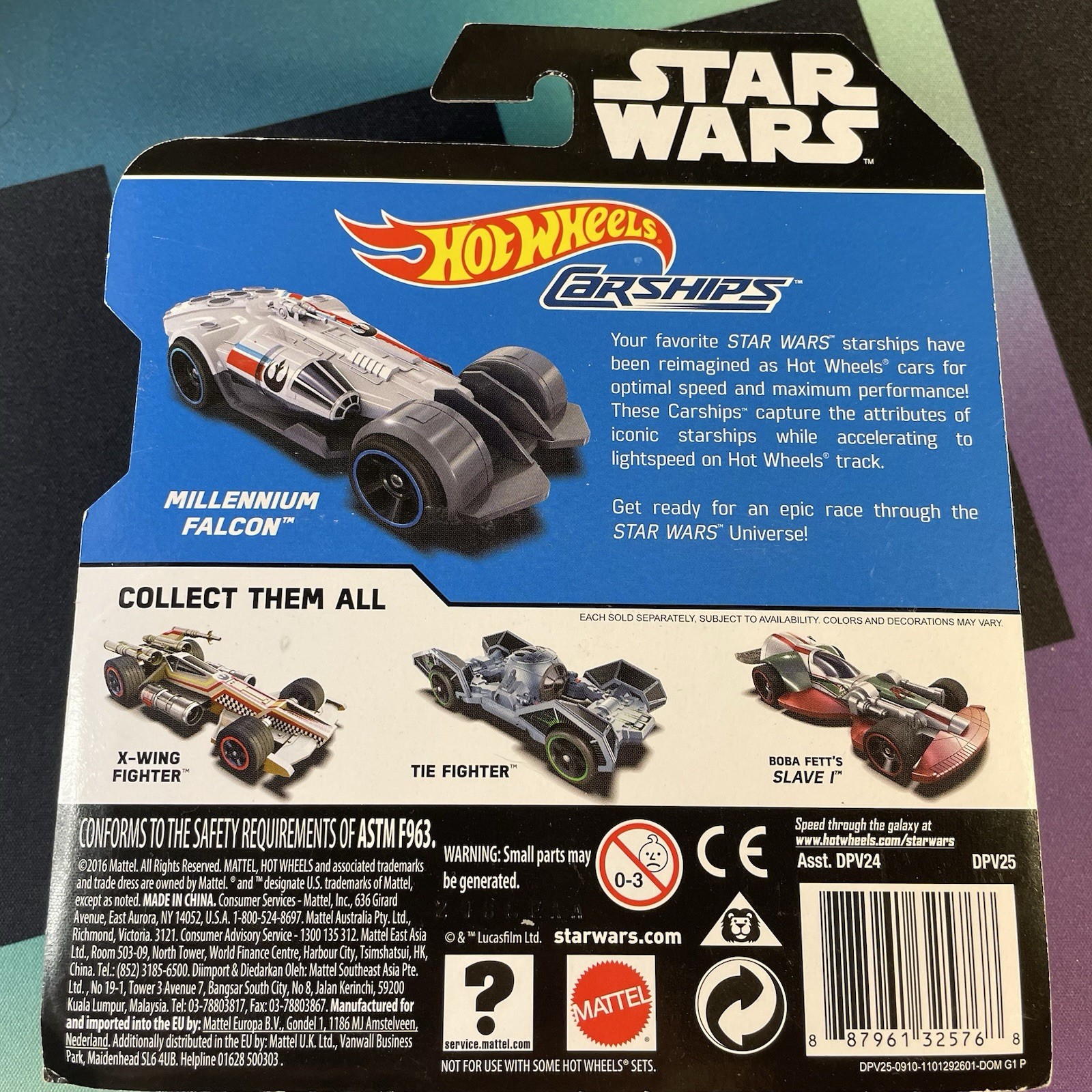Mattel Hot Wheels Star Wars Character Cars/Carships 6 Pack Lot *Read Description