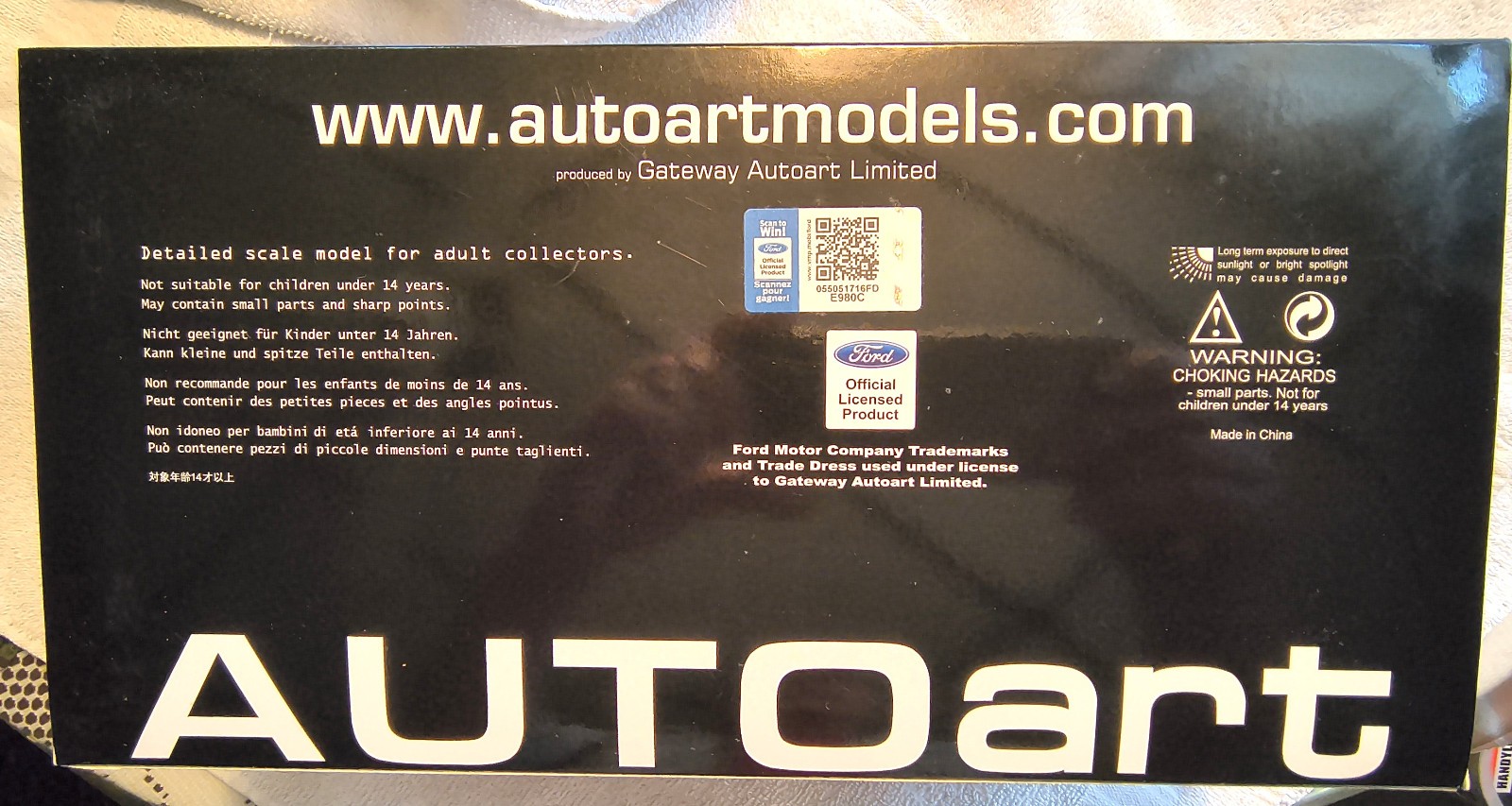 AUTOart 1:18 Ford XB Falcon Tuned Version Black Interceptor Mad Max