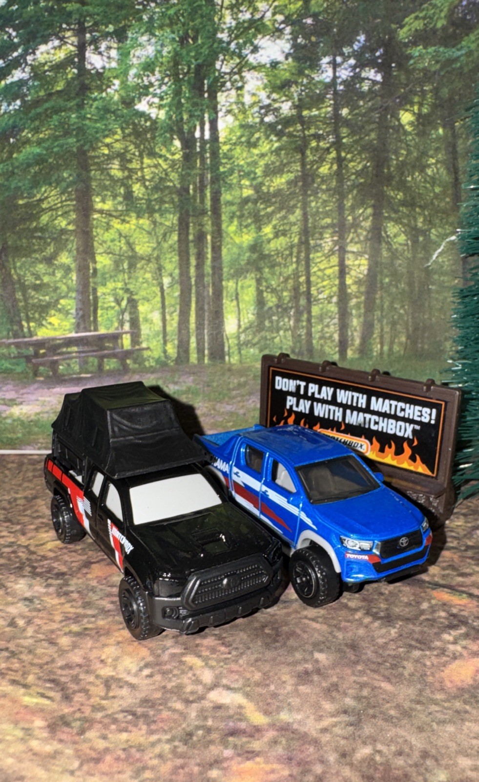 Matchbox 2016 Toyota Tacoma w/ Removable Top & Helux Yokohama Off Road II NLFFP