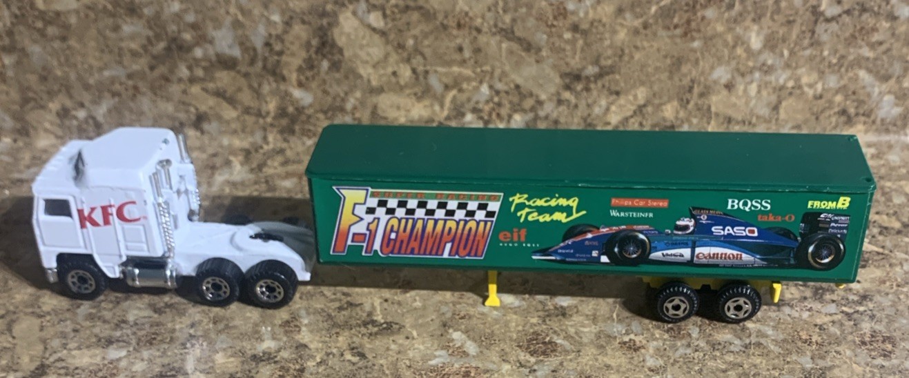 Matchbox Super Rigs FedEx, HAWAIIAN PUNCH, M&M’s,OREO, PIZZA HUT, PEPSI LOT OF 7