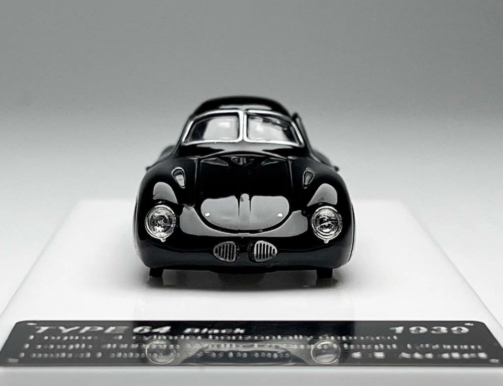 OT 1:64 Black 1939 Type 64 Classic Vintage Model Diecast Display Car