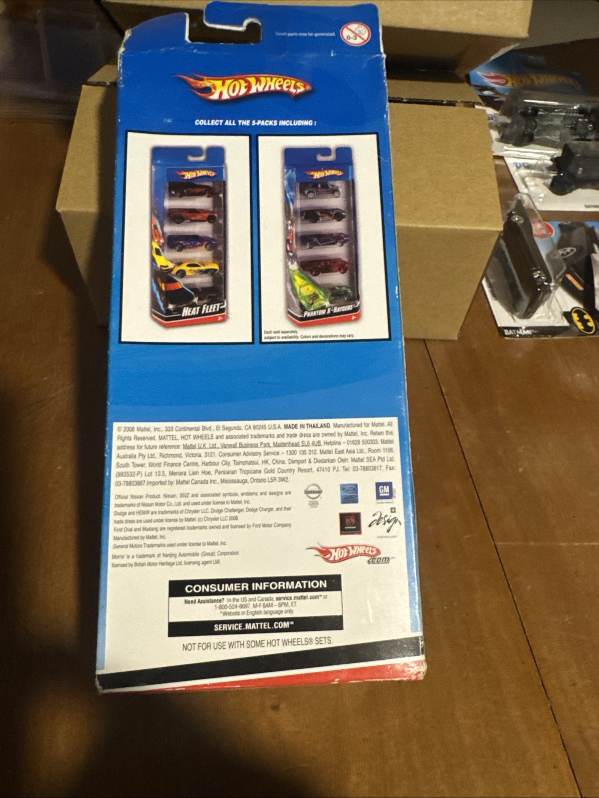 Hotwheels GM Tribute 5 Pack See Pictures For Card Damage