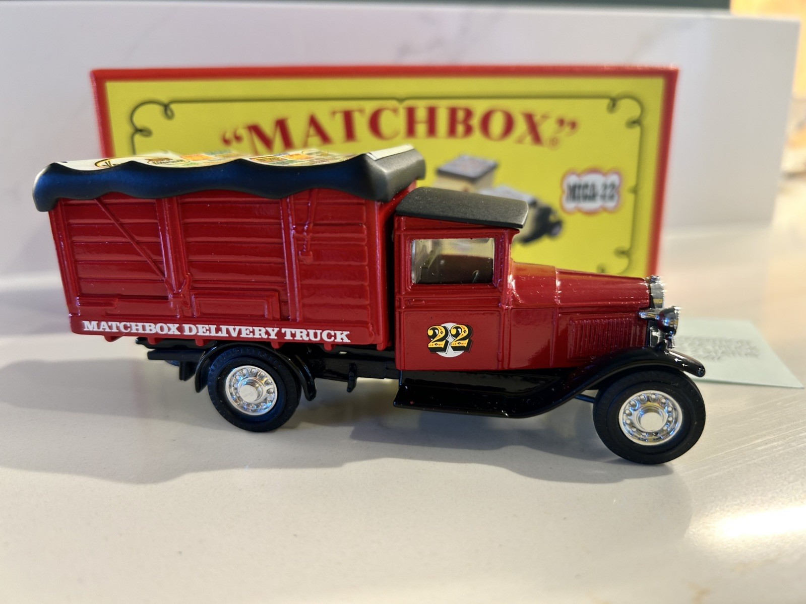 Matchbox Yesteryear YPP05 Ford AA Truck MICA 22nd Red Cab & Body Code 2