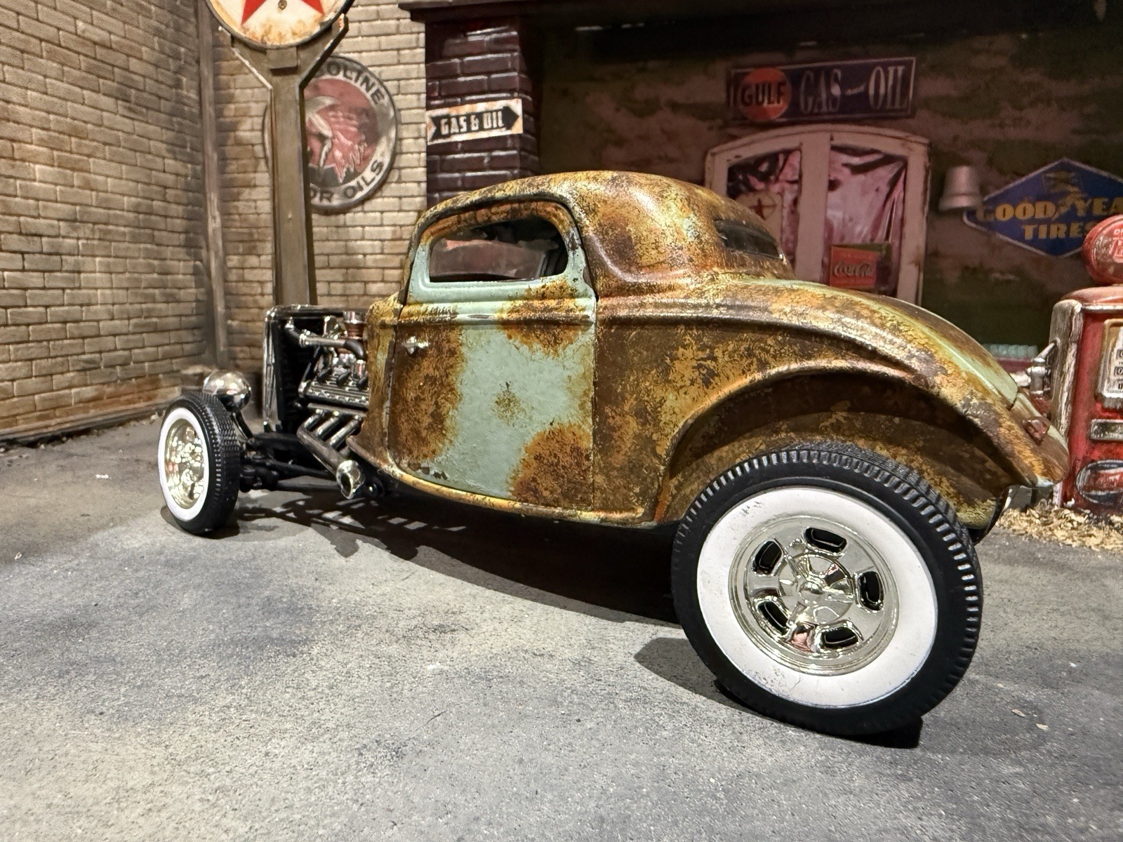 1932 Ford Rat Rod Rusty Weathered Patina 1/18 Diecast