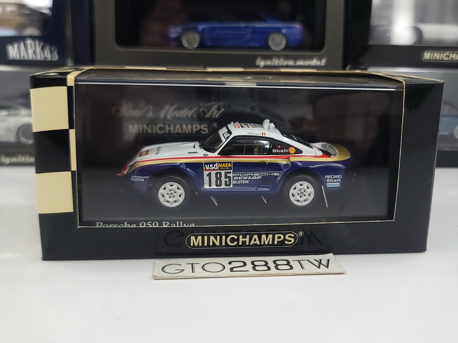 Minichamps 1:43 Porsche 959 Rallye/Rally Paris-Dakar 1986 #185 J.Ickx 400866285