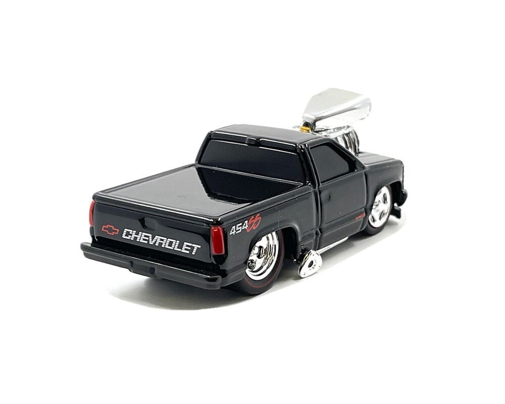 Muscle Machines 1:64 1993 Chevrolet 454 SS Pickup Truck Black 15572BK-