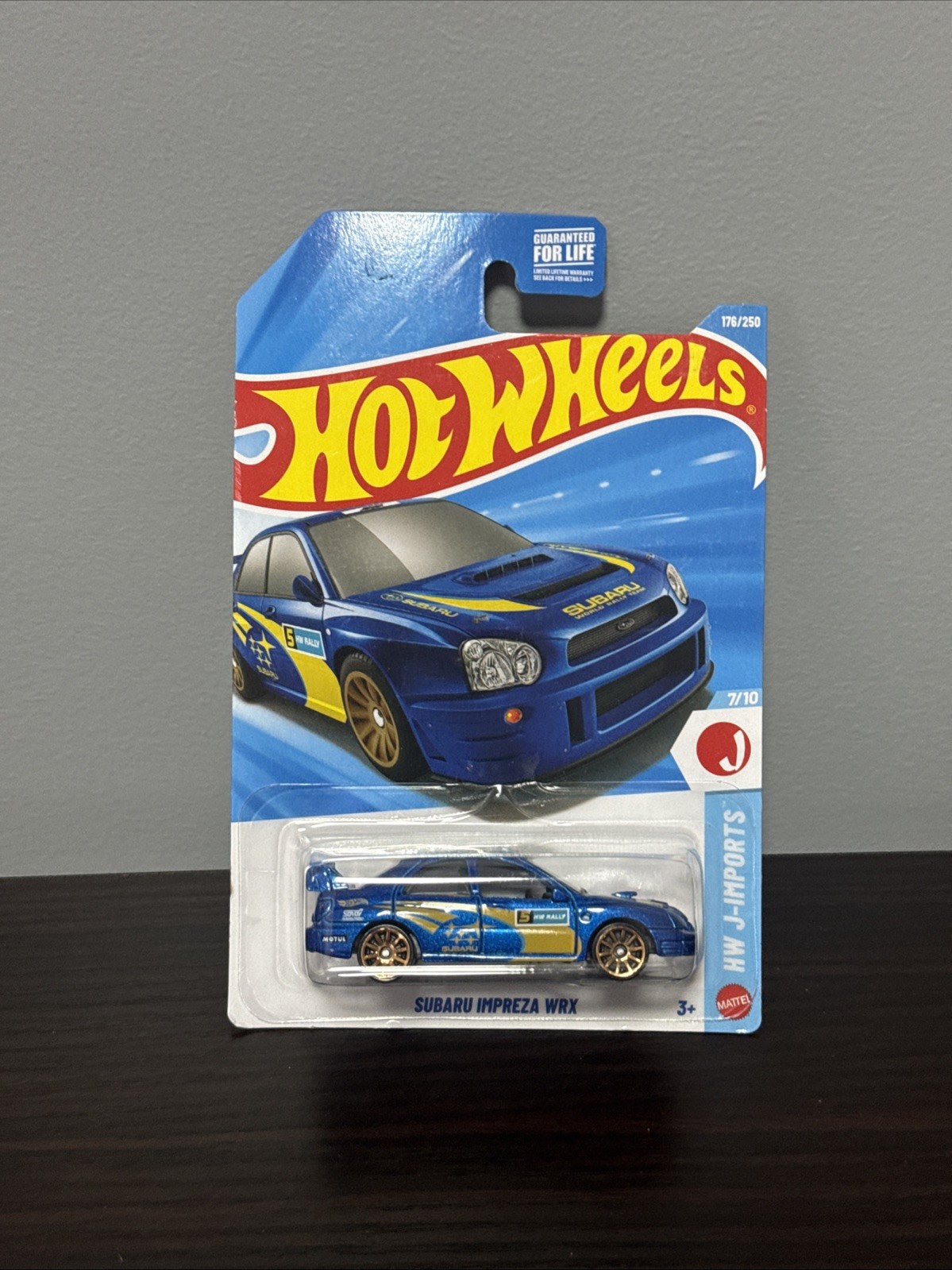 2026 Hot Wheels Blue Subaru Impreza WRX J-Imports #7/10 (HW9)