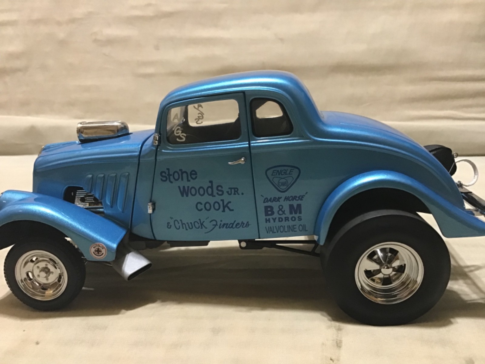 STONE WOODS & COOK B&M 1933 WILLYS GASSER 1/18 PRECISION MINIATURES NHRA PRM06
