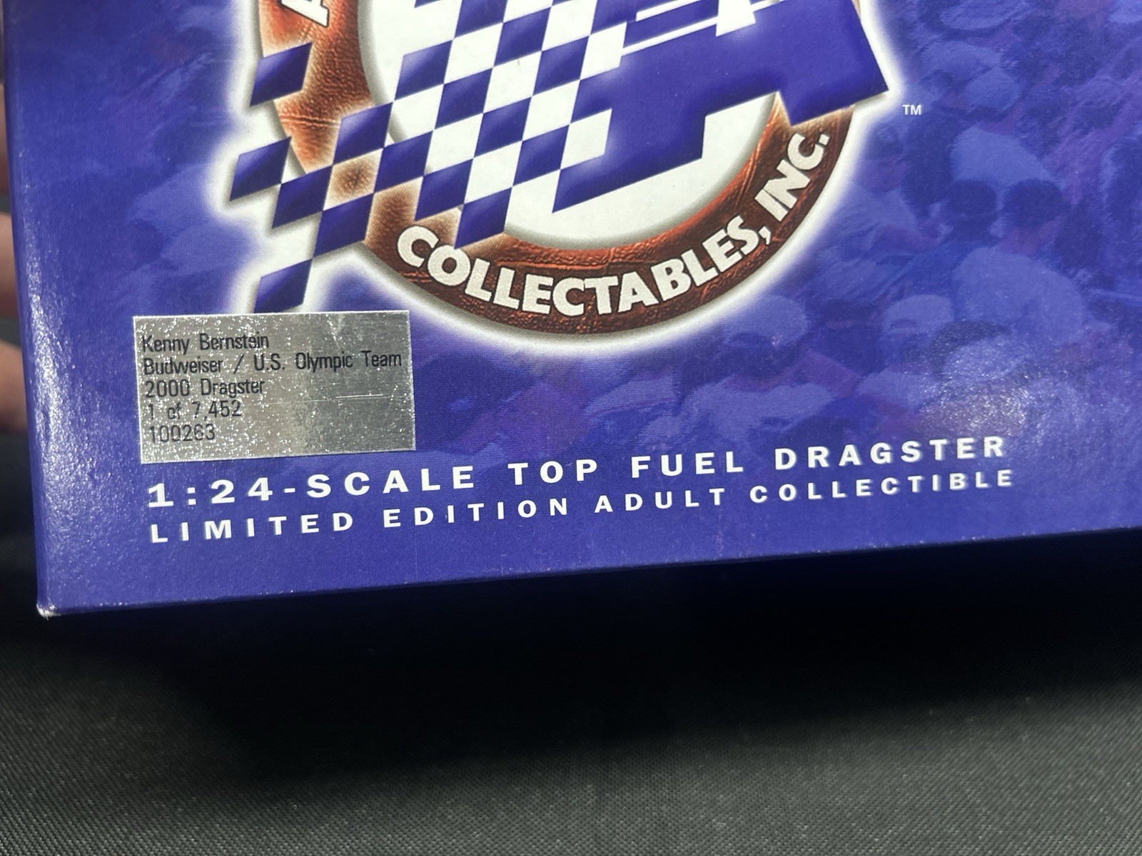 Kenny Bernstein Budweiser US Olympic Team NHRA Top Fuel Dragster 1/24 Diecast
