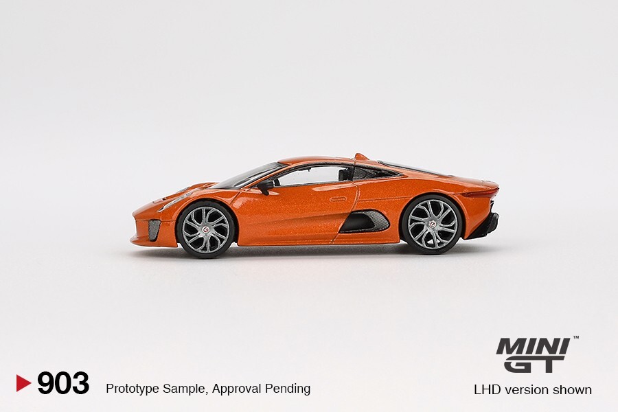 Mini GT 1:64 Jaguar C-X75 “Spectre” Orange #903-007C