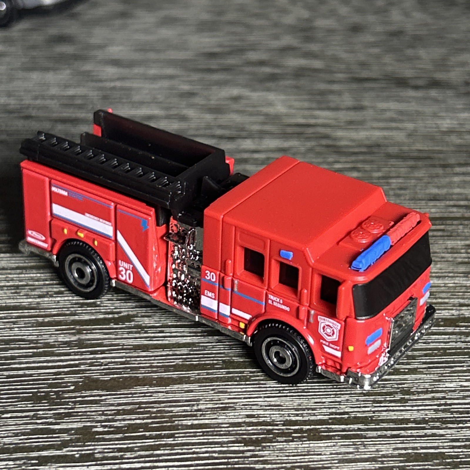 Custom Matchbox Emergency Vehicle Set Pierce Firetruck, Ford Police, Ambulance