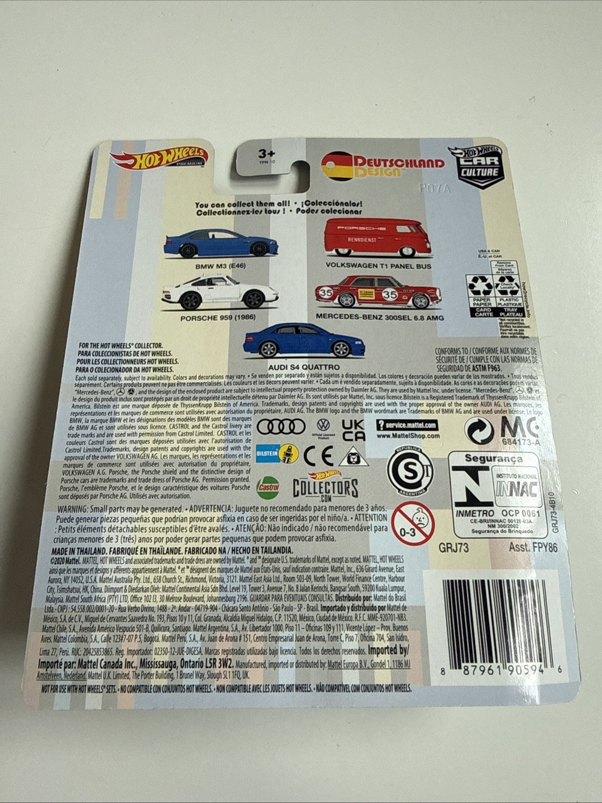 2020 Hot Wheels Mercedes-Benz 300 SEL 6.8 Deutschland Design Premium NIP 🔥